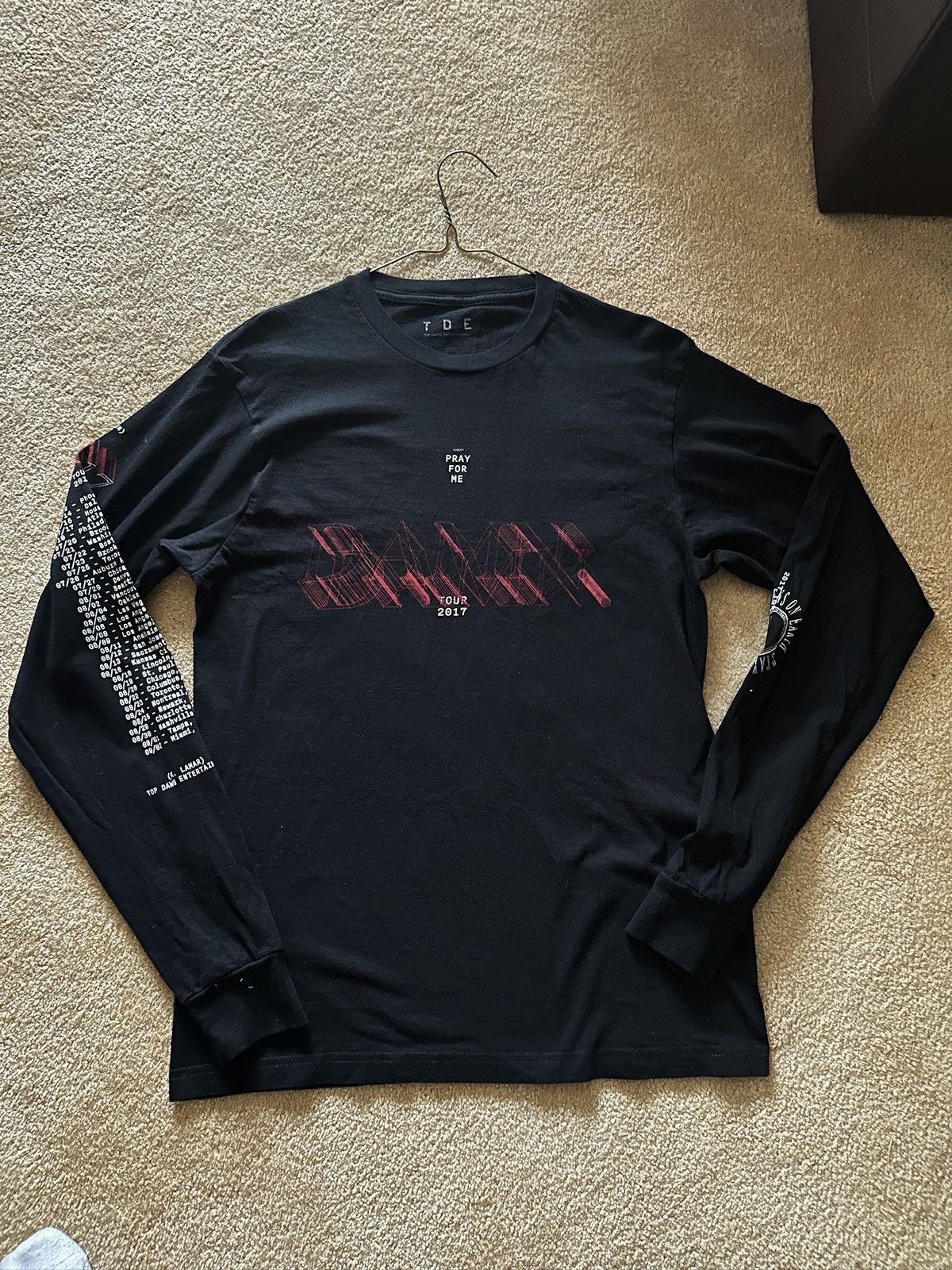 Kendrick Lamar Kendrick Lamar Damn Tour Long sleeve Tee | Grailed