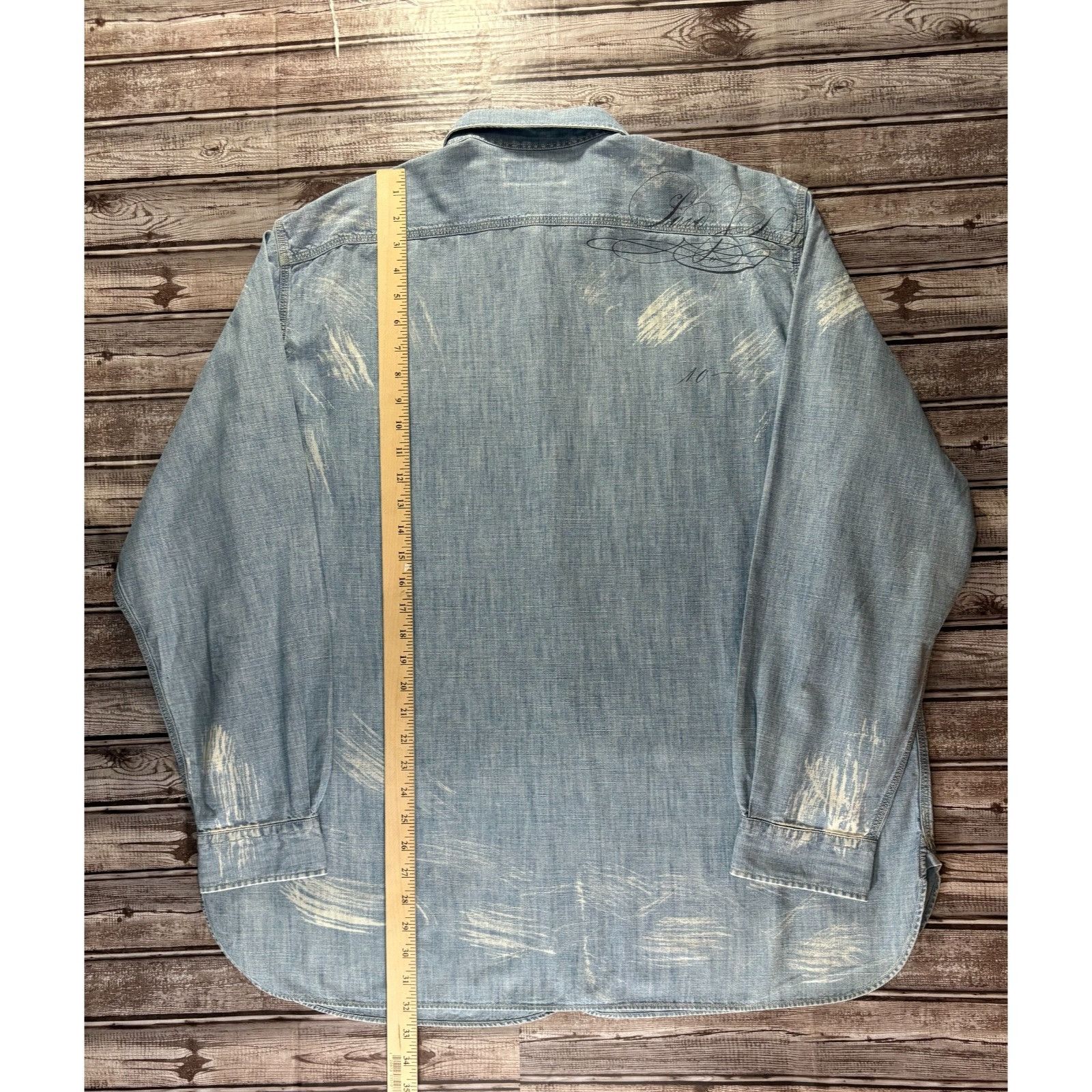 Polo Ralph Lauren Polo Ralph Lauren Emmons denim Shirt size XL color Chambray Size US XL / EU 56 / 4 - 4 Thumbnail