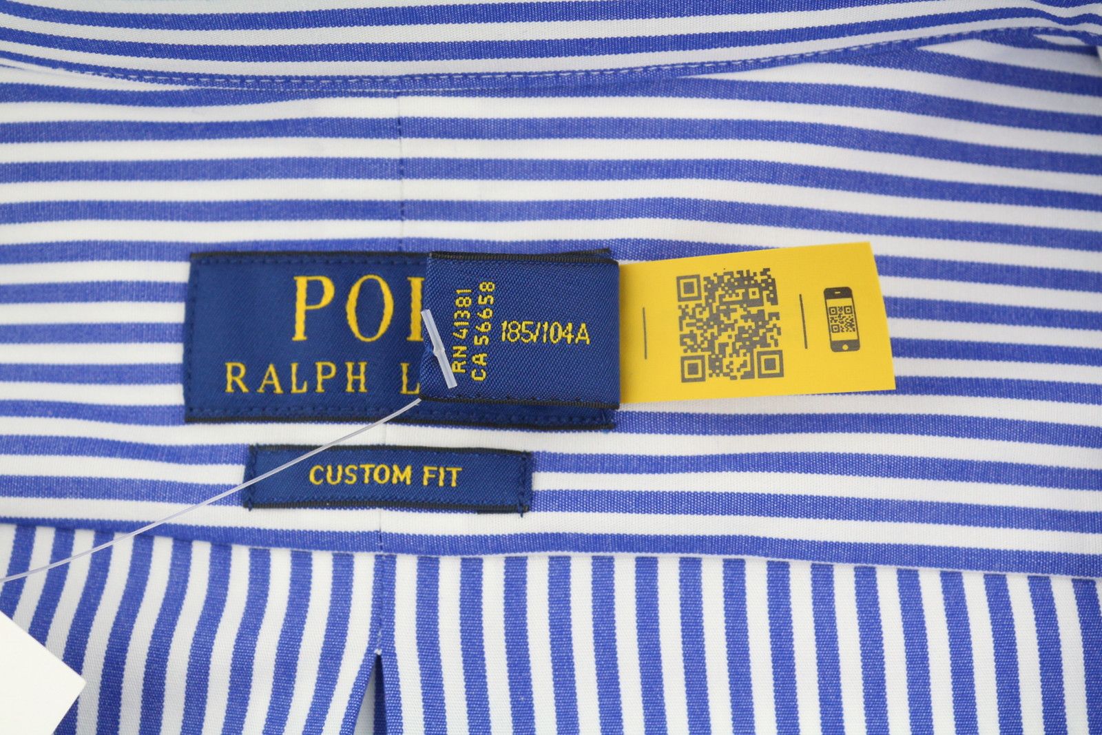 Ralph Lauren CORE REPLEN XL Stretch Custom Fit Striped Button Down 87014 Size US XL / EU 56 / 4 - 7 Thumbnail
