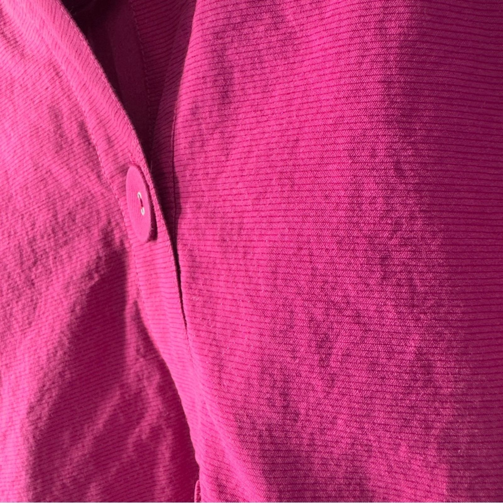 Chicos Chico’s 2000s Vintage Y2K Sparkly Vibrant Pink Button-Up EUC Size L / US 10 / IT 46 - 10 Thumbnail