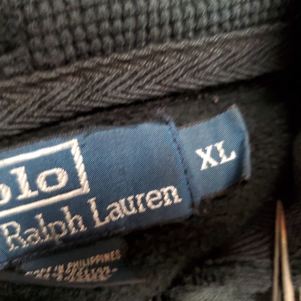 Polo Ralph Lauren Polo Ralph Lauren Hoodie Mens XL Black Full Zip Red Pony Logo Distressed Size US XL / EU 56 / 4 - 7 Thumbnail