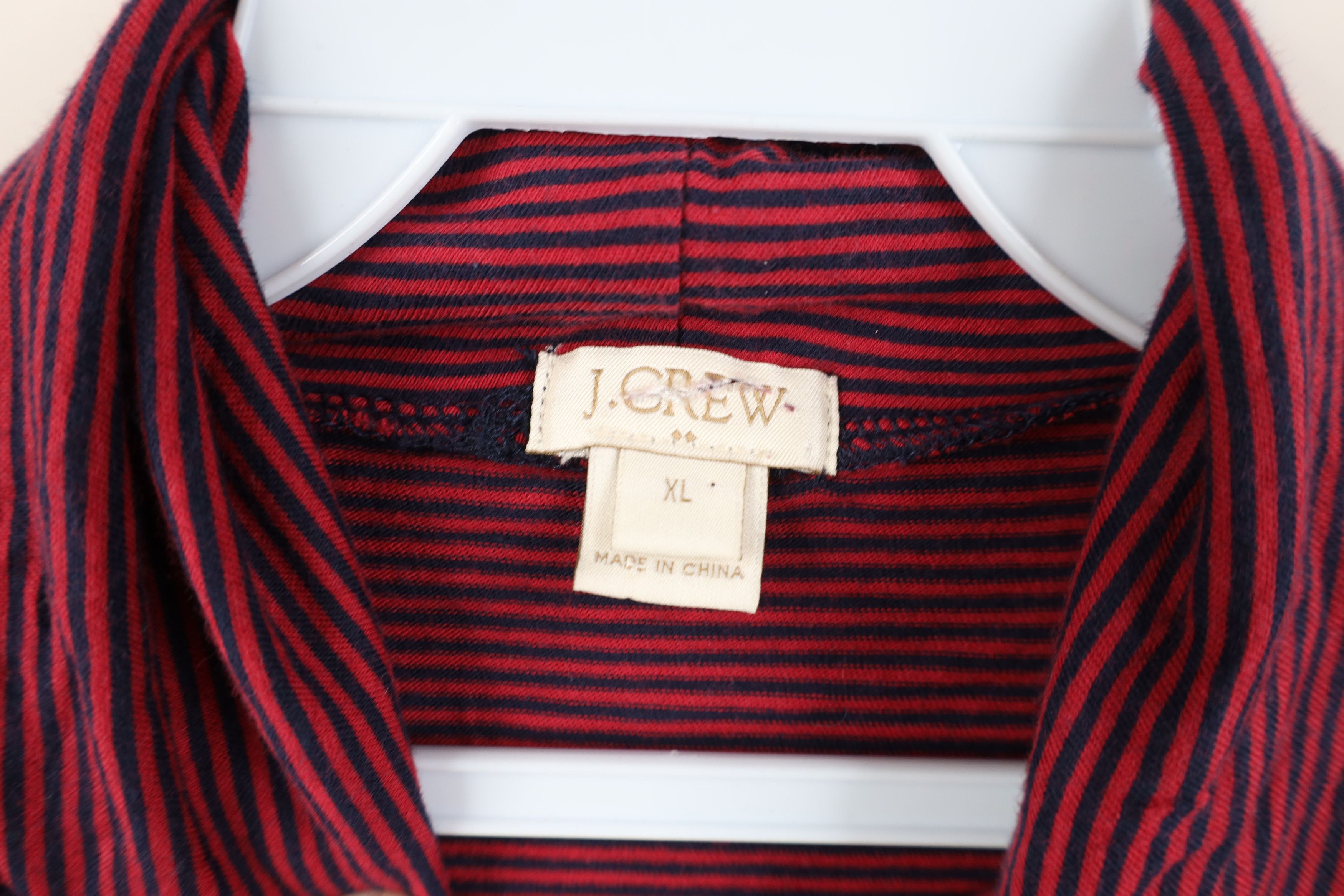J.Crew Vintage Y2K J Crew Lightweight Turtleneck T-Shirt Red Size XL / US 12-14 / IT 48-50 - 4 Thumbnail
