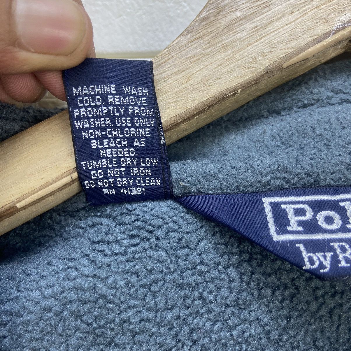 Polo Ralph Lauren Vintage Polo by Ralph Lauren YKK USA Fleece Jacket Size US L / EU 52-54 / 3 - 17 Thumbnail