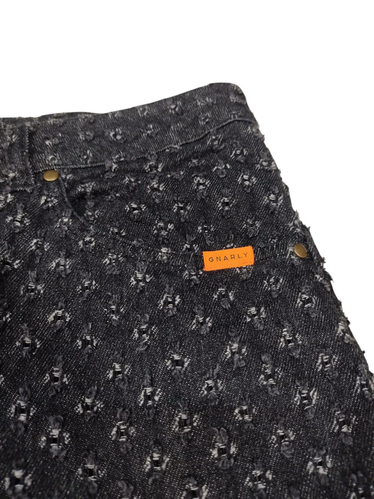 Designer × Japanese Brand GNARLY Straight Leg Jeans with distressed Size 28" / US 6 / IT 42 - 4 Thumbnail