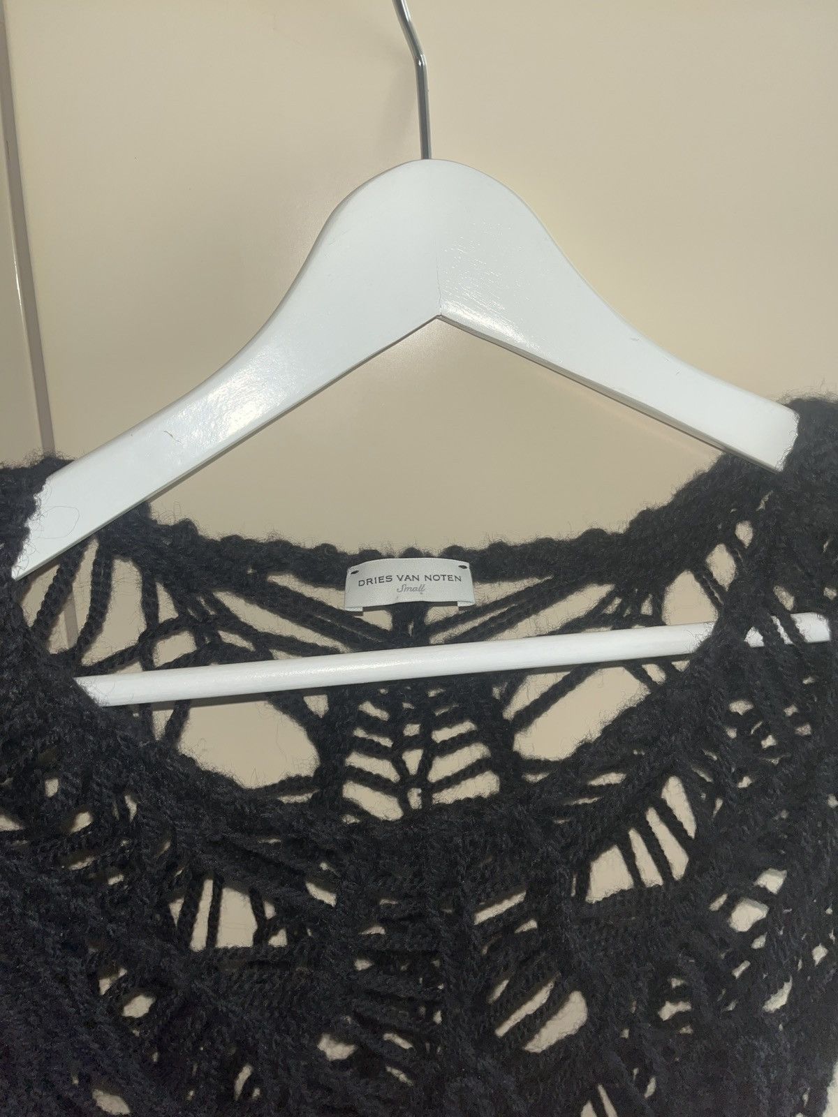 Dries Van Noten Holey Wool Tank Top Size US L / EU 52-54 / 3 - 2 Thumbnail