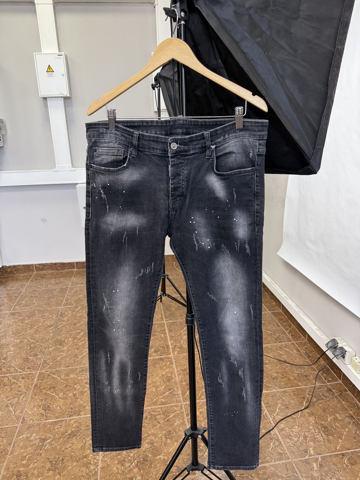 Dsquared2 🇮🇹 Dsquared2 Avant Gard Jeans Made In Italy Y2K Rare Retro Size US 34 / EU 50 - 1 Thumbnail
