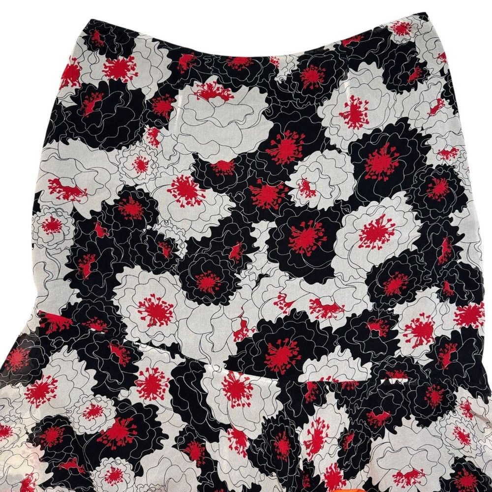 I.N.C INC International Concepts 100% Silk Floral Asymmetrical Sk Size 28" / US 6 / IT 42 - 3 Thumbnail