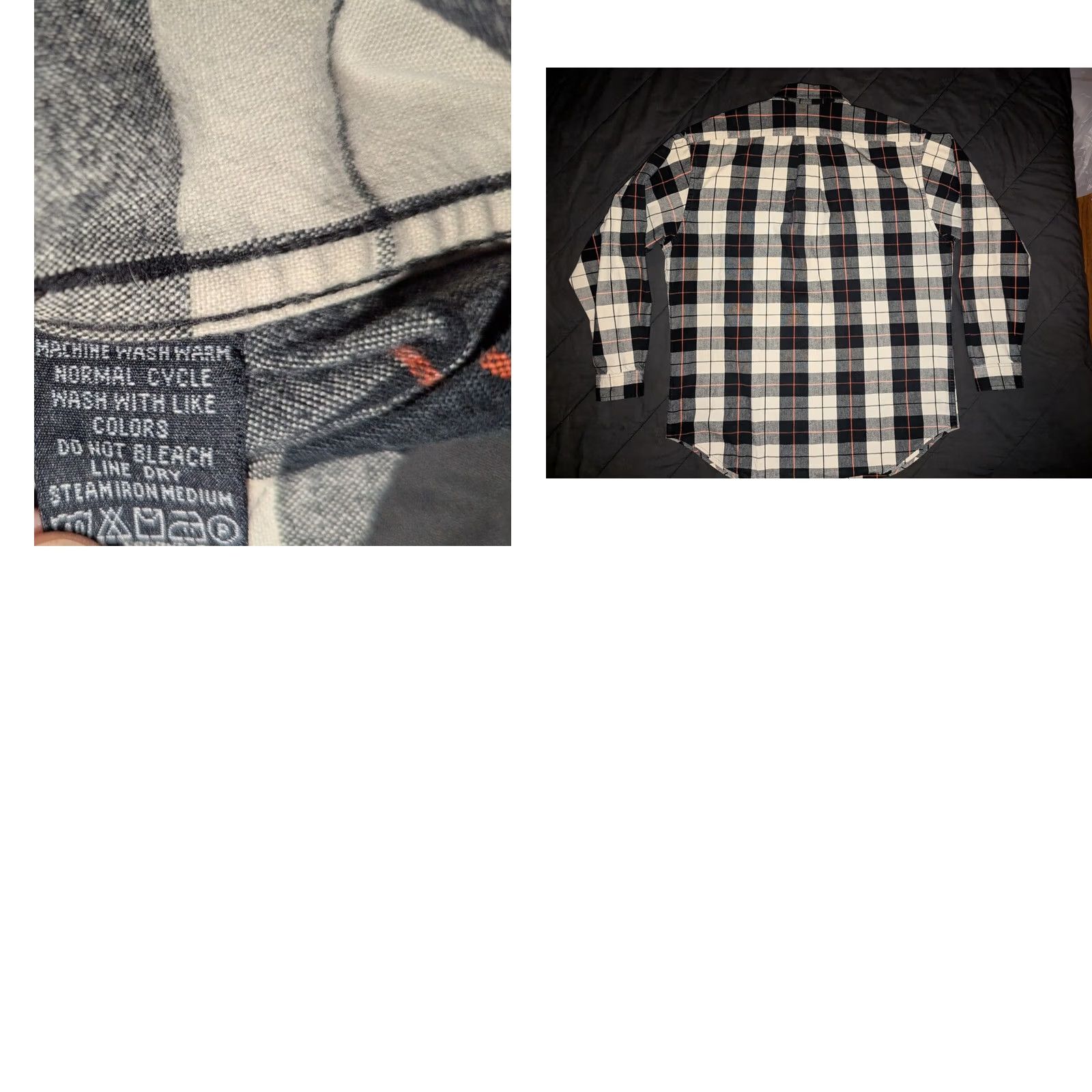 Polo Ralph Lauren VINTAGE Polo Ralph Lauren Polo Jeans Co Flannel Shirt Mens XL Plaid Button Up Black Cotton Size US XL / EU 56 / 4 - 8 Thumbnail