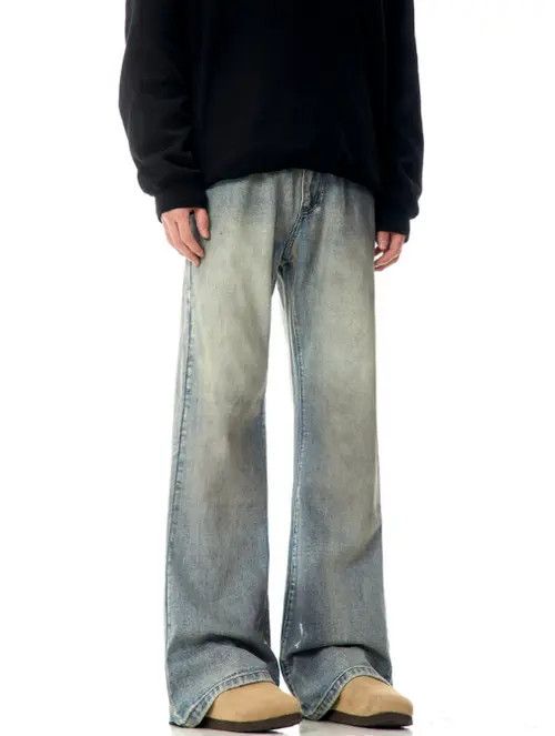 VIBE American straight retro loose casual flared jeans Size US 32 / EU 48 - 4 Thumbnail