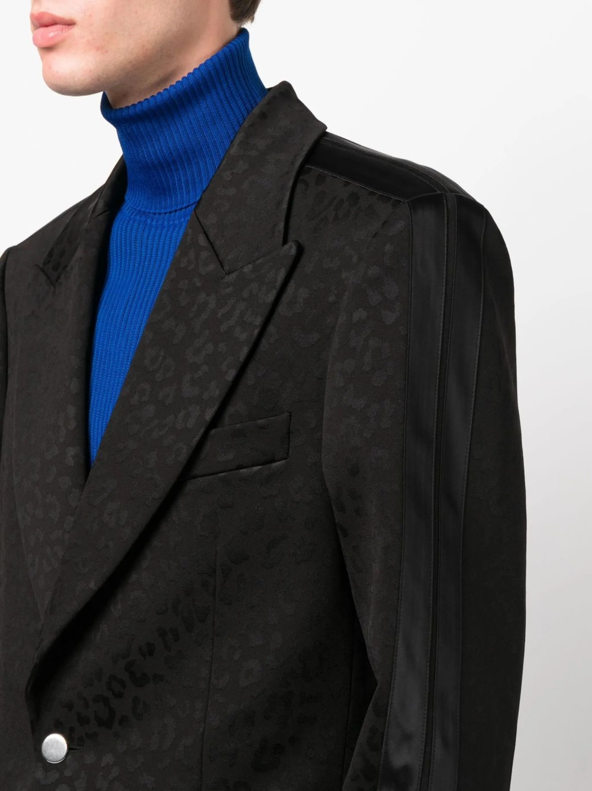 Palm Angels o1y0325 Blazer in Black Size US M / EU 48-50 / 2 - 2 Thumbnail
