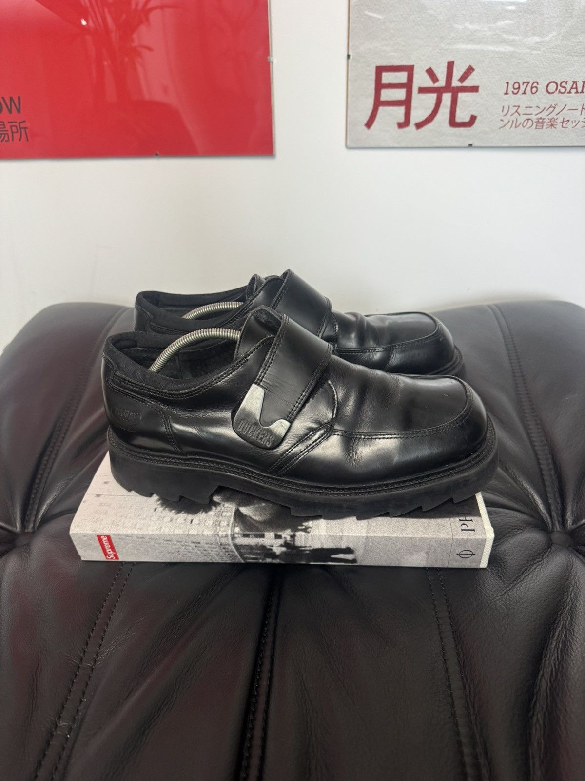 Dockers Vintage 90s Dockers Avant-garde Chunky Leather Boots Derby Size US 9 / EU 42 - 3 Thumbnail