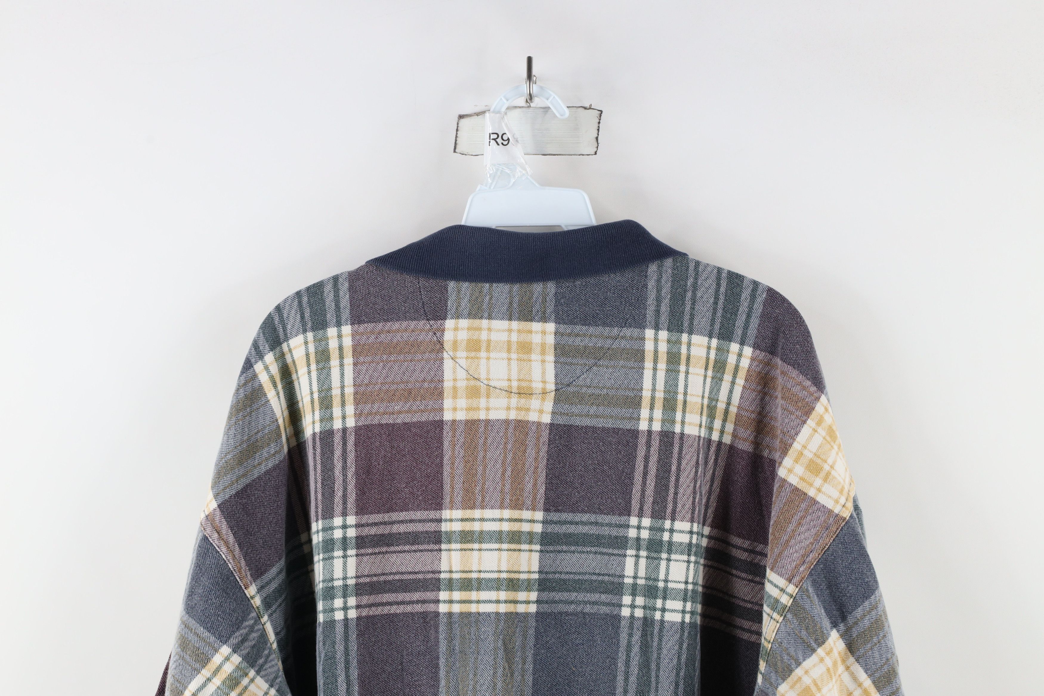 Vintage Vintage 90s Streetwear Fit Rainbow Plaid Golf Polo Shirt Size US XL / EU 56 / 4 - 10 Thumbnail