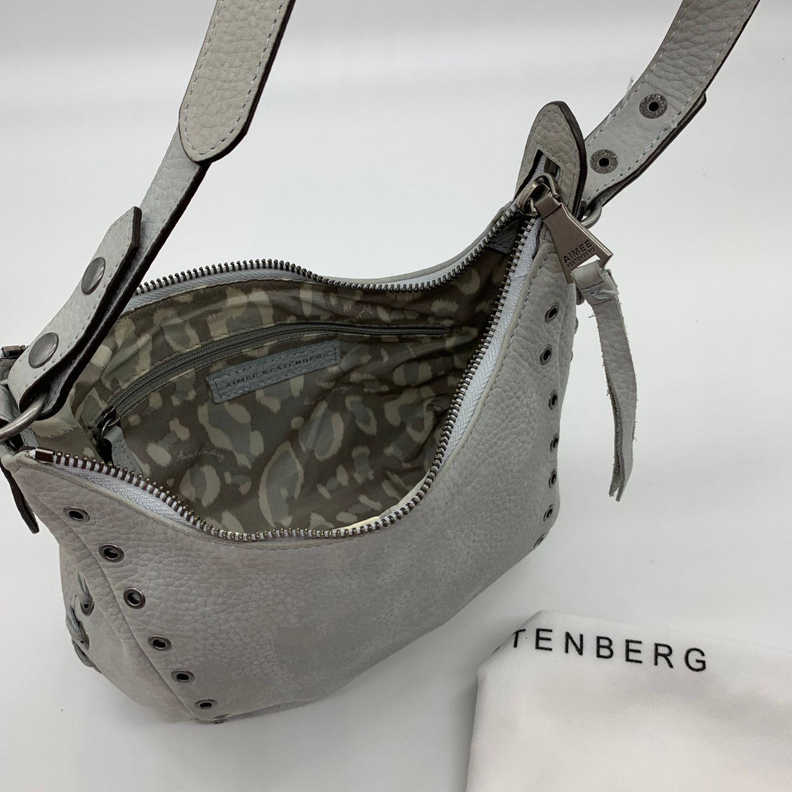 Other Aimee Kestenberg Nubuck Crossbody Purse Austin Vibes Arctic Size ONE SIZE - 3 Thumbnail