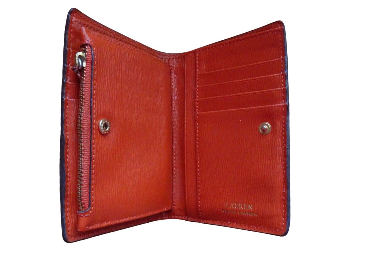 Ralph Lauren RALPH LAUREN BENNINGTON COMPACT LEATHER WALLET Size ONE SIZE - 3 Thumbnail
