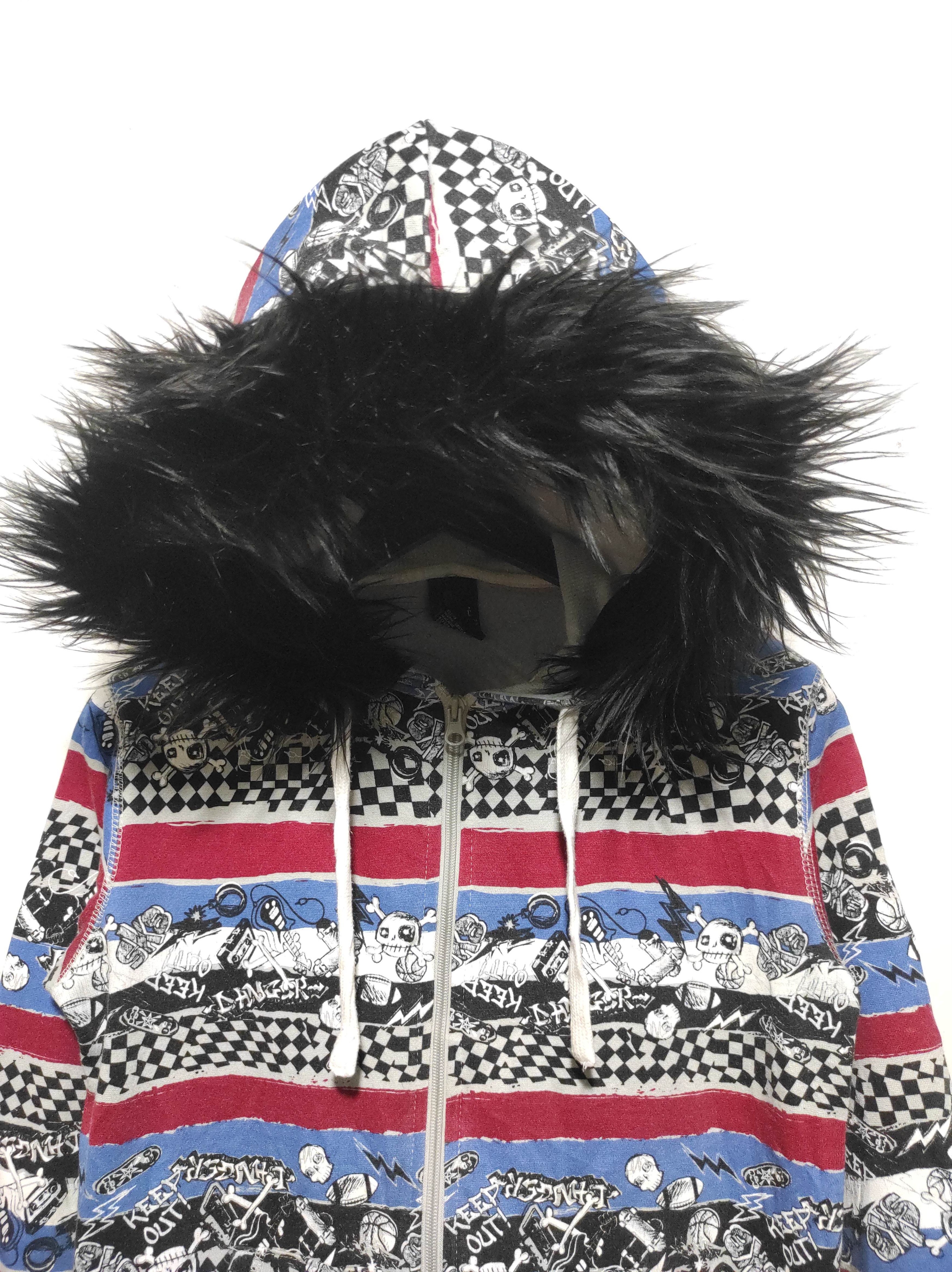 Hysteric Glamour Tilt Fullprint Zip Fur Hoodie i6w9 LBG style Size US XXS / EU 40 - 3 Thumbnail