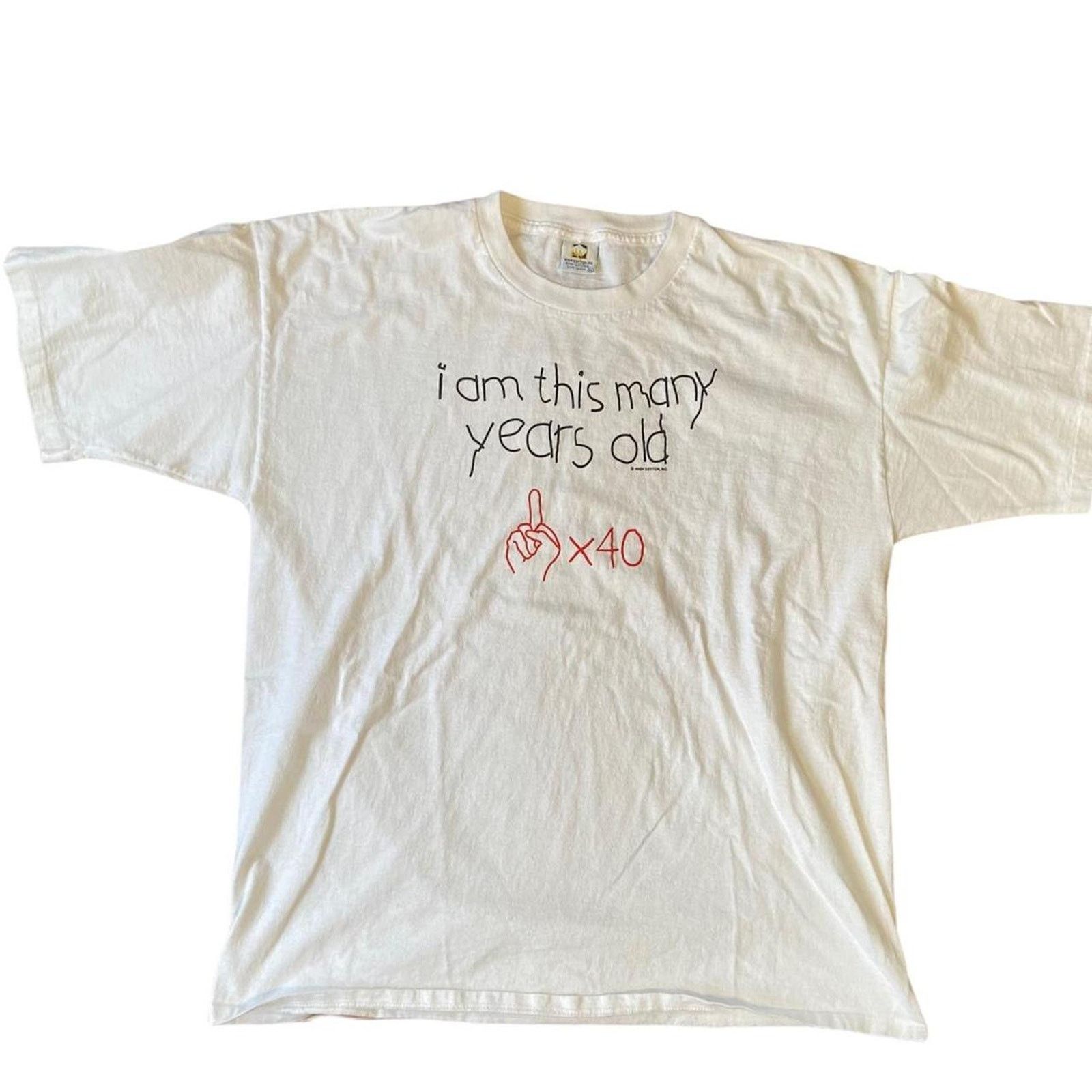 Vintage 90s joke tee shirt 40 Size US XL / EU 56 / 4 - 1 Thumbnail