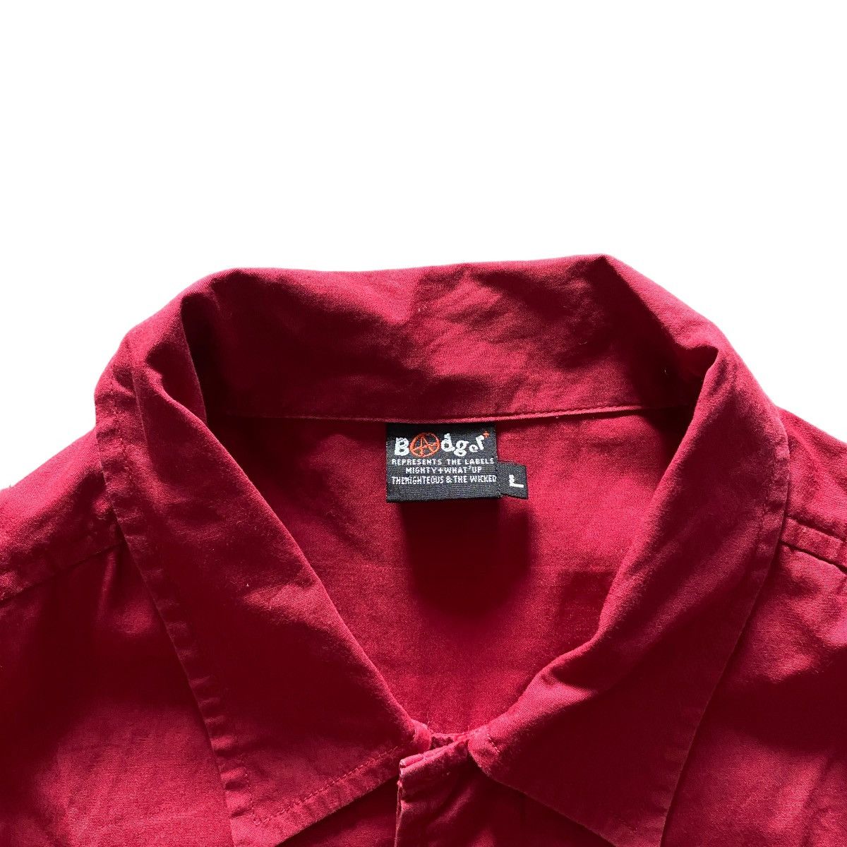 If Six Was Nine 2000's Badger Poem Bondage Zip Shirts Size US L / EU 52-54 / 3 - 9 Thumbnail