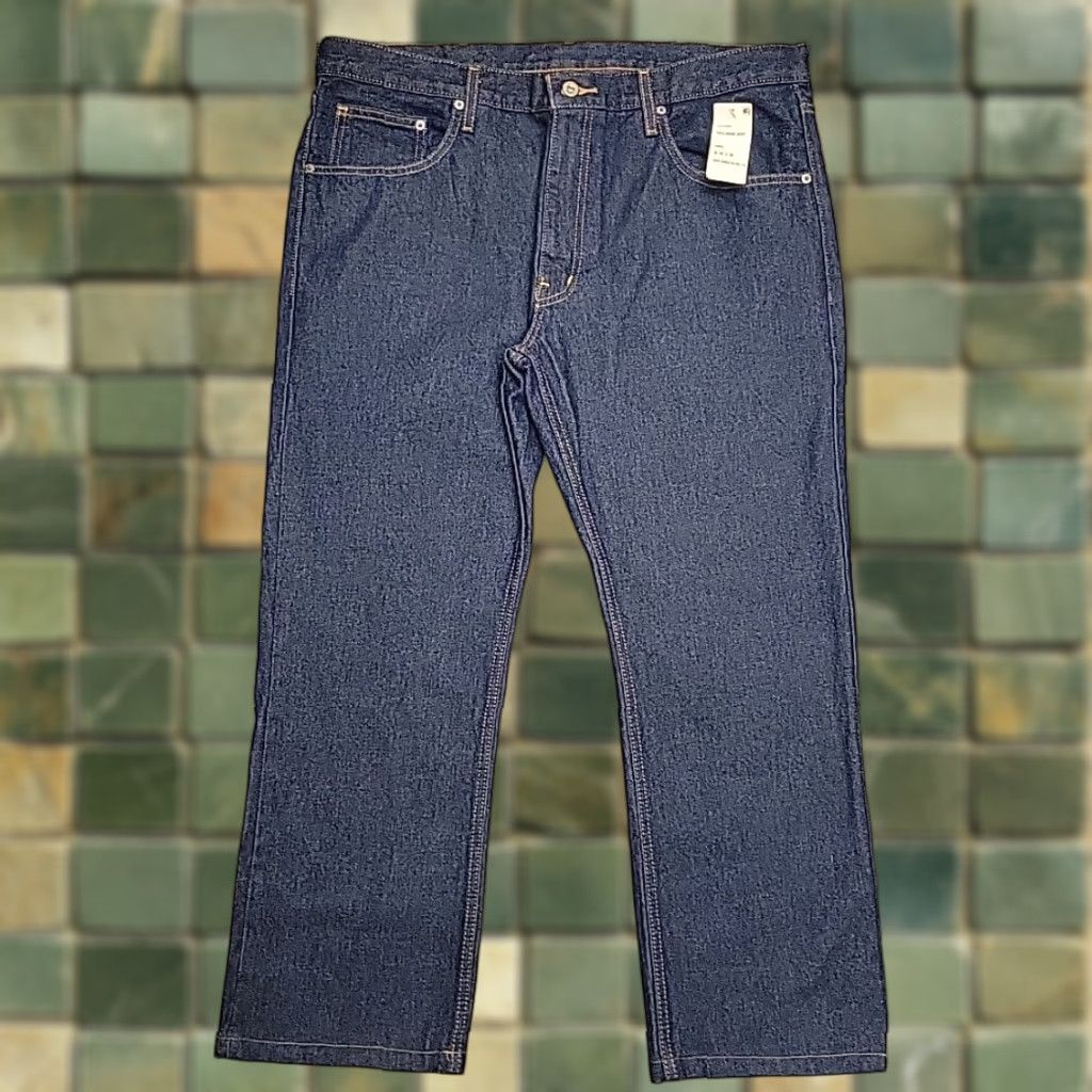 JCPenney VINTAGE JCPenny City Streets Jeans Mens 38x30 Blue Denim 100% Cotton NEW Straight Leg USA 90s Mens Jeans Size US 38 / EU 54 - 1 Thumbnail