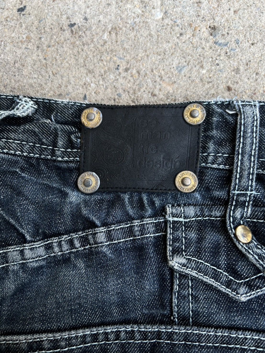 semanticdesign Archive* Semantic design Washed Multiple Pocket/Zipper Pants Size US 29 - 15 Thumbnail