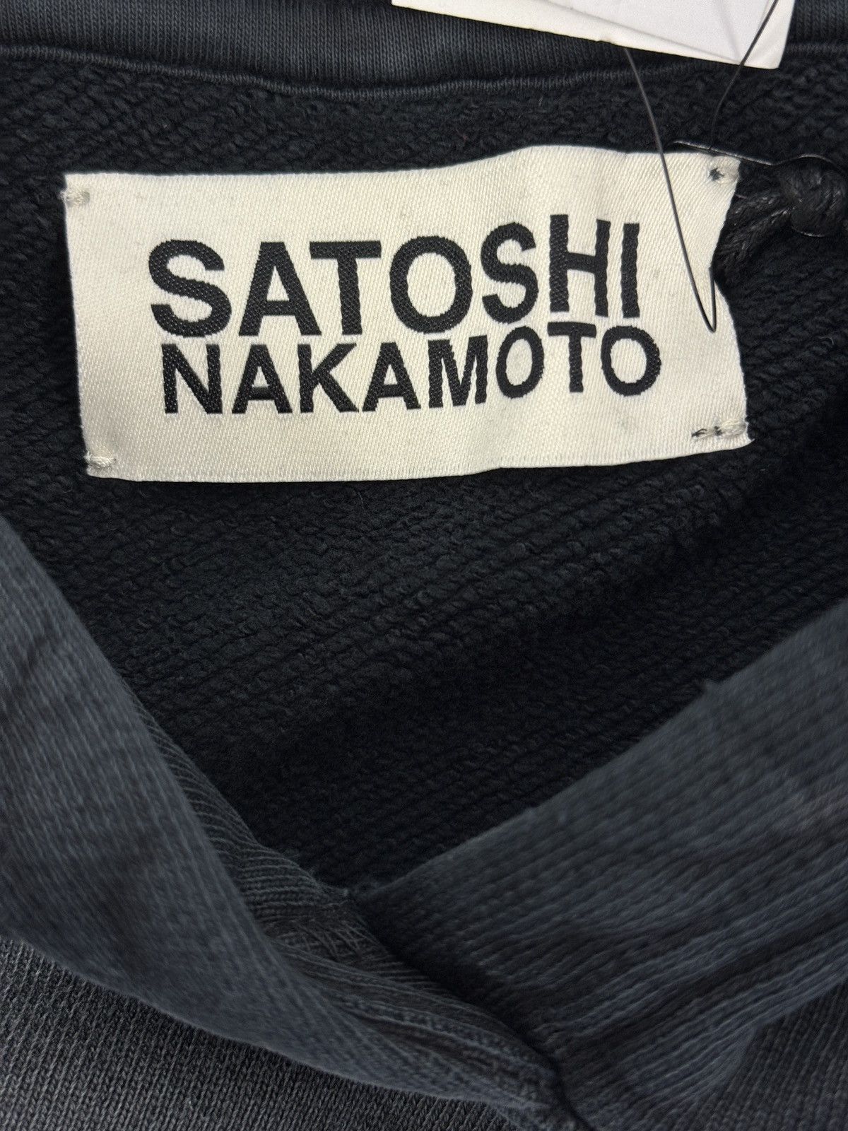 Satoshi Nakamoto LOGO PRINT EMBELLISHED JERSEY HOODIE Size US L / EU 52-54 / 3 - 7 Thumbnail