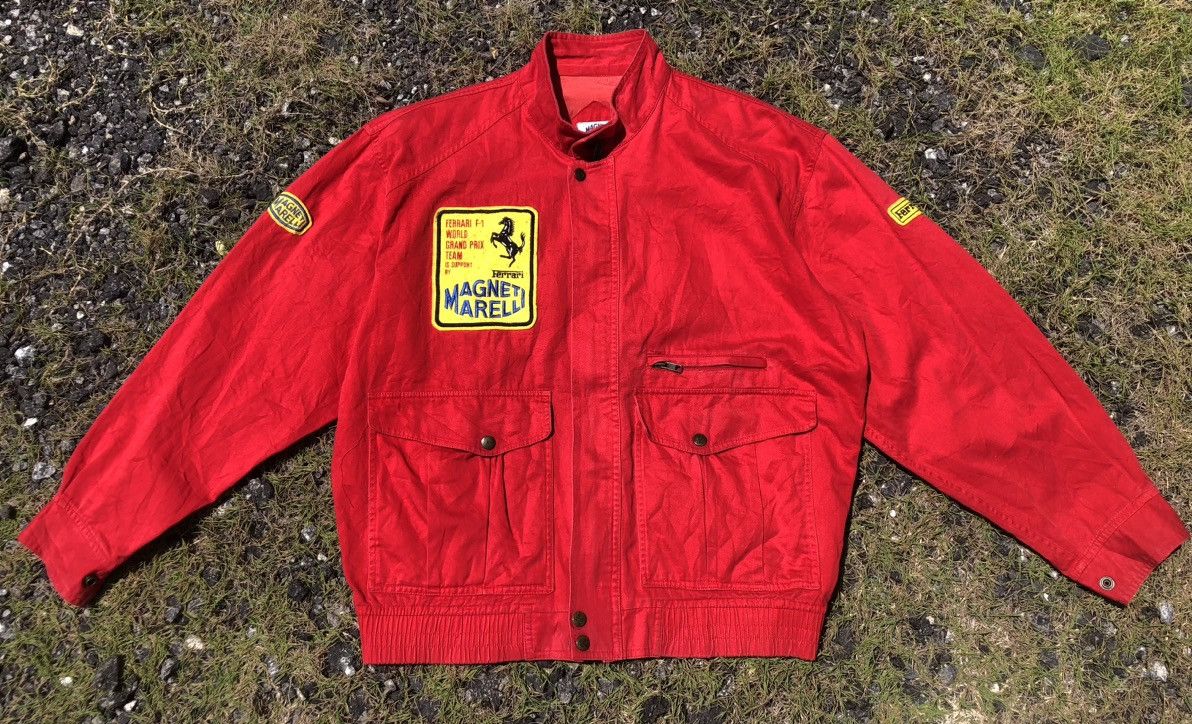 Ferrari Vintage 90s MAGNETI MARELLI F-1 Racing World Grand Prix Team Size US XL / EU 56 / 4 - 1 Thumbnail