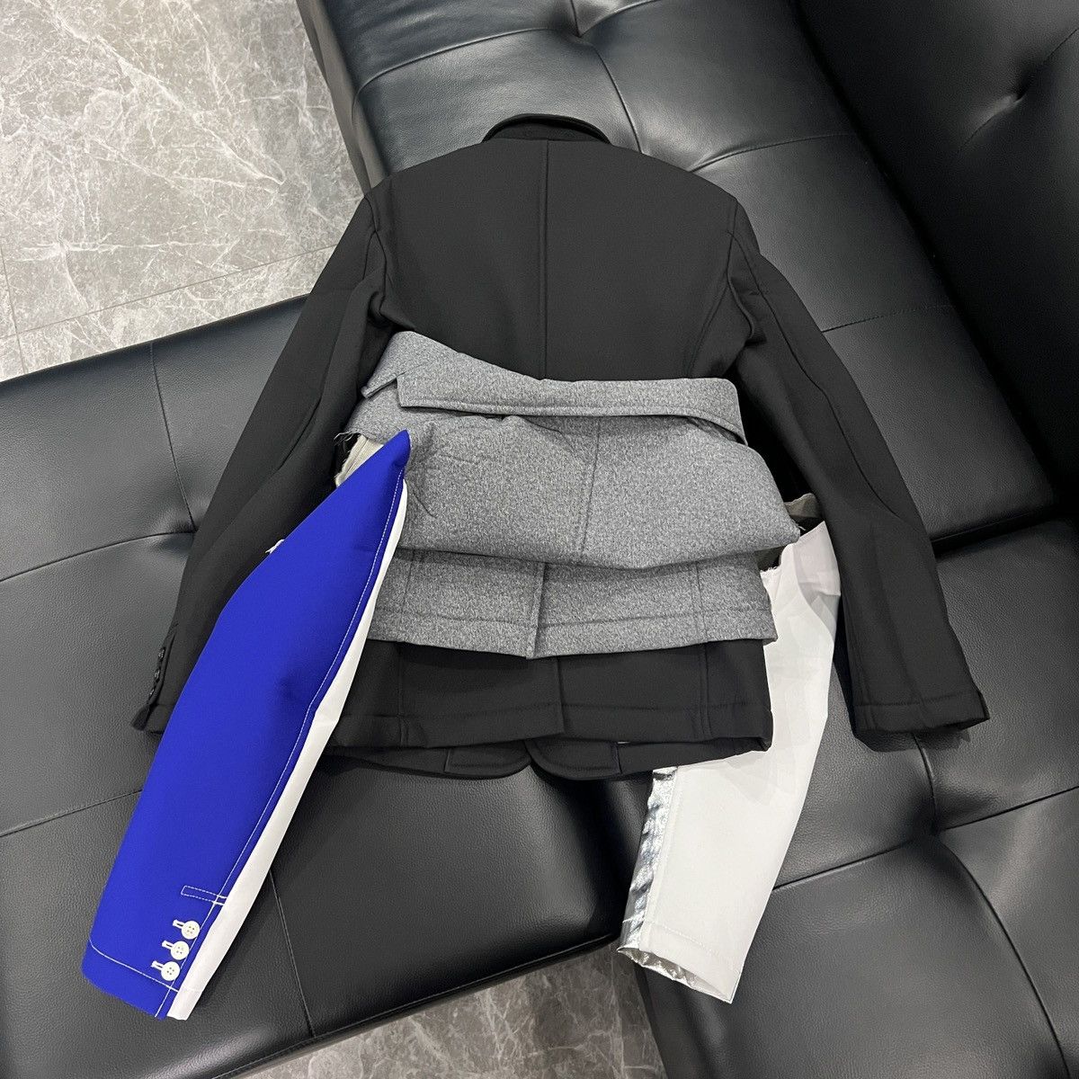 Comme des Garcons Homme Plus Comme des Garçons Homme Plus SS21 Runway Deconstructed Bonde Size 40S - 7 Thumbnail