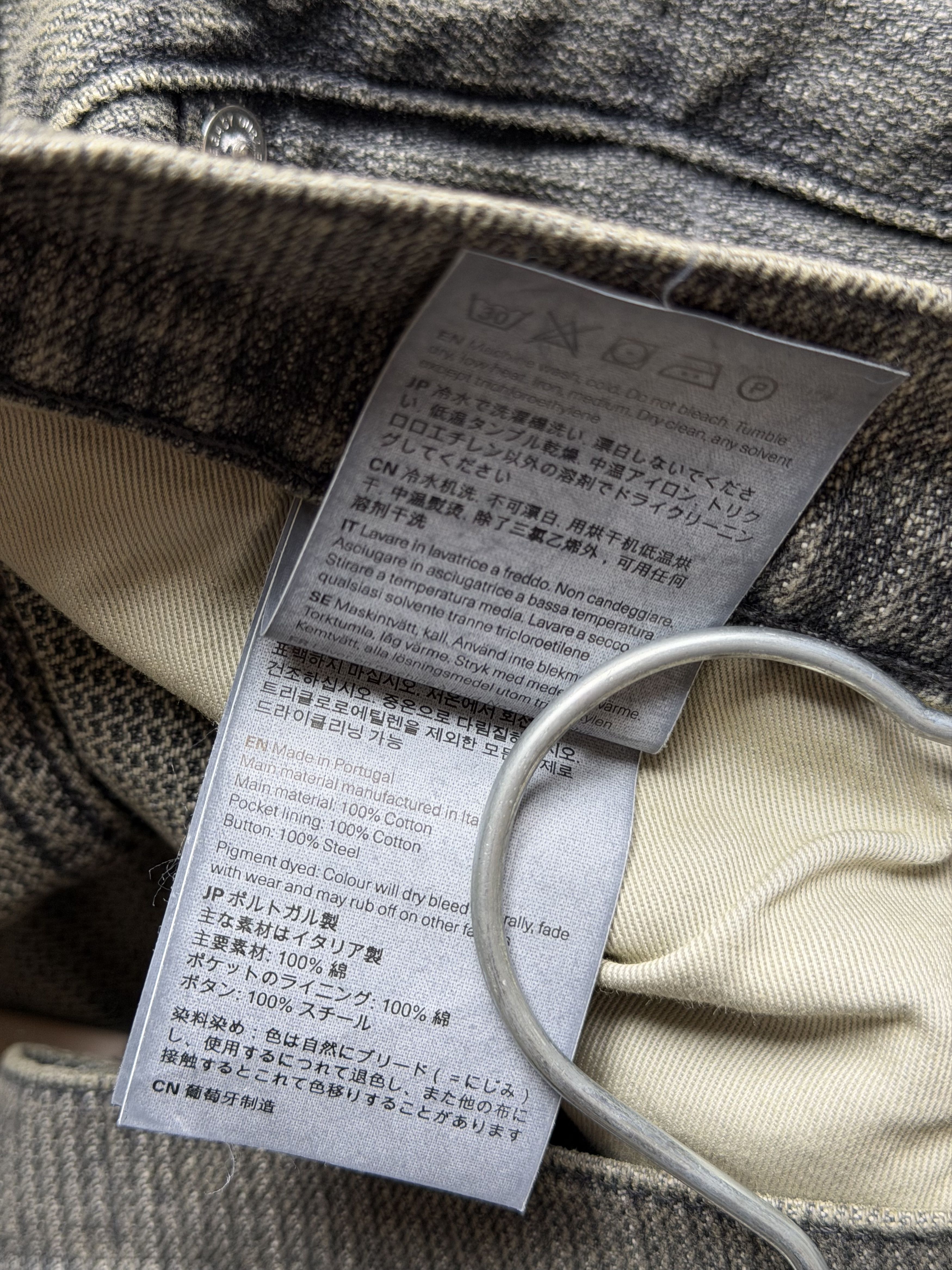 Our Legacy Our Legacy Third Cut Jeans in Ash Dust Chain Twill Size US 34 / EU 50 - 11 Thumbnail