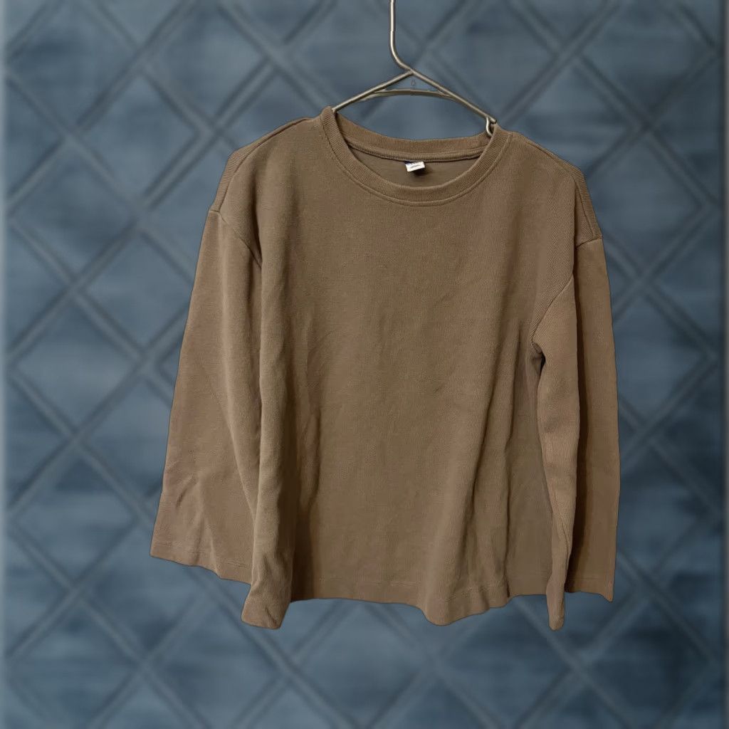 Old Navy Old Navy Sweatshirt Women Brown Nursing Maternity Size M Lift Up Pullover Size M / US 6-8 / IT 42-44 - 1 Thumbnail