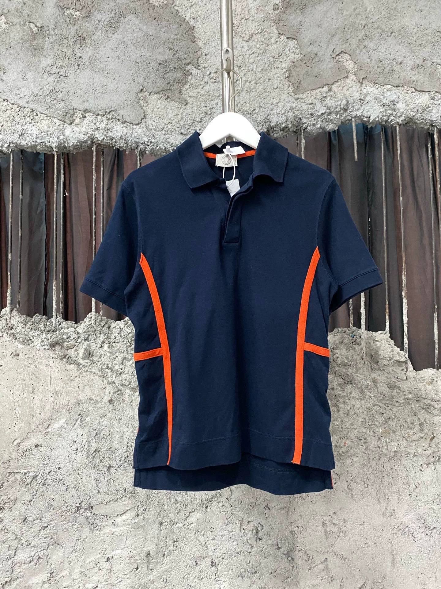 Hermes Hermes Short Sleeve Polo Shirt - dmc Size US S / EU 44-46 / 1 - 1 Thumbnail