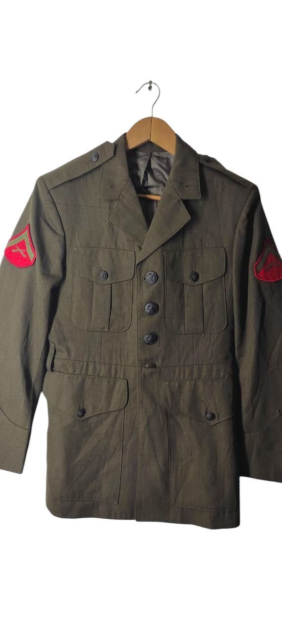Vintage VINTAGE ARMY GREEN GENERAL MILITARY JACKET Size US S / EU 44-46 / 1 - 5 Thumbnail