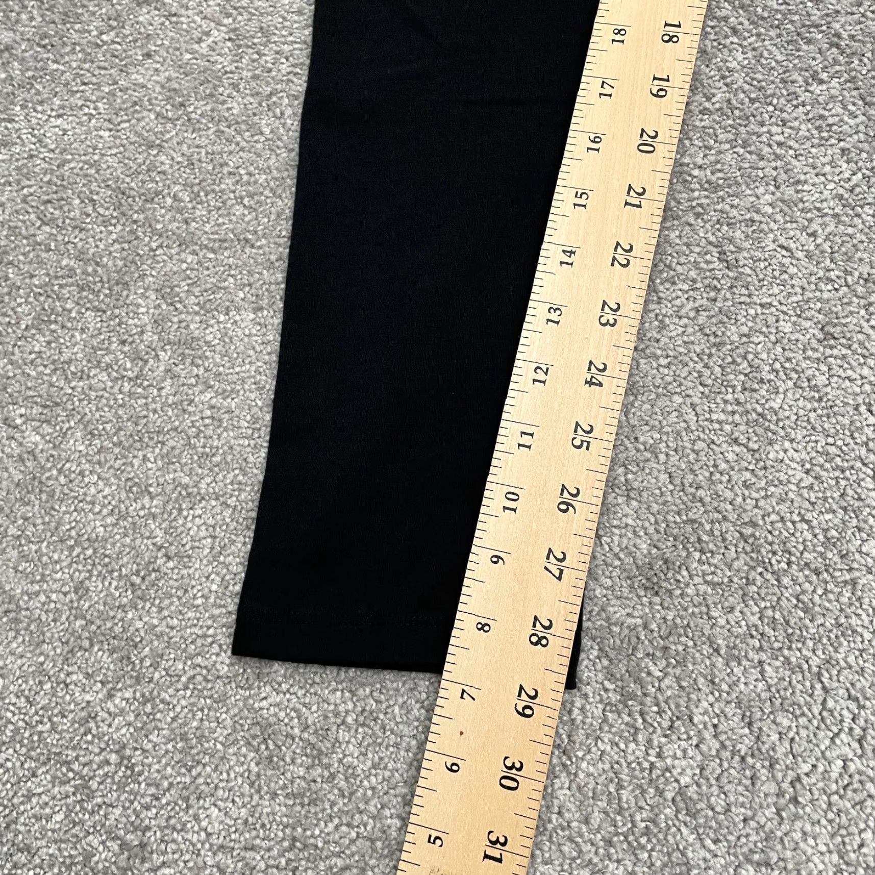 Gap Gap Leggings Women's XL Black Casual Compression Stretch Cotton Mid Rise 36x28.5 Size 40" / US 18 - 7 Thumbnail