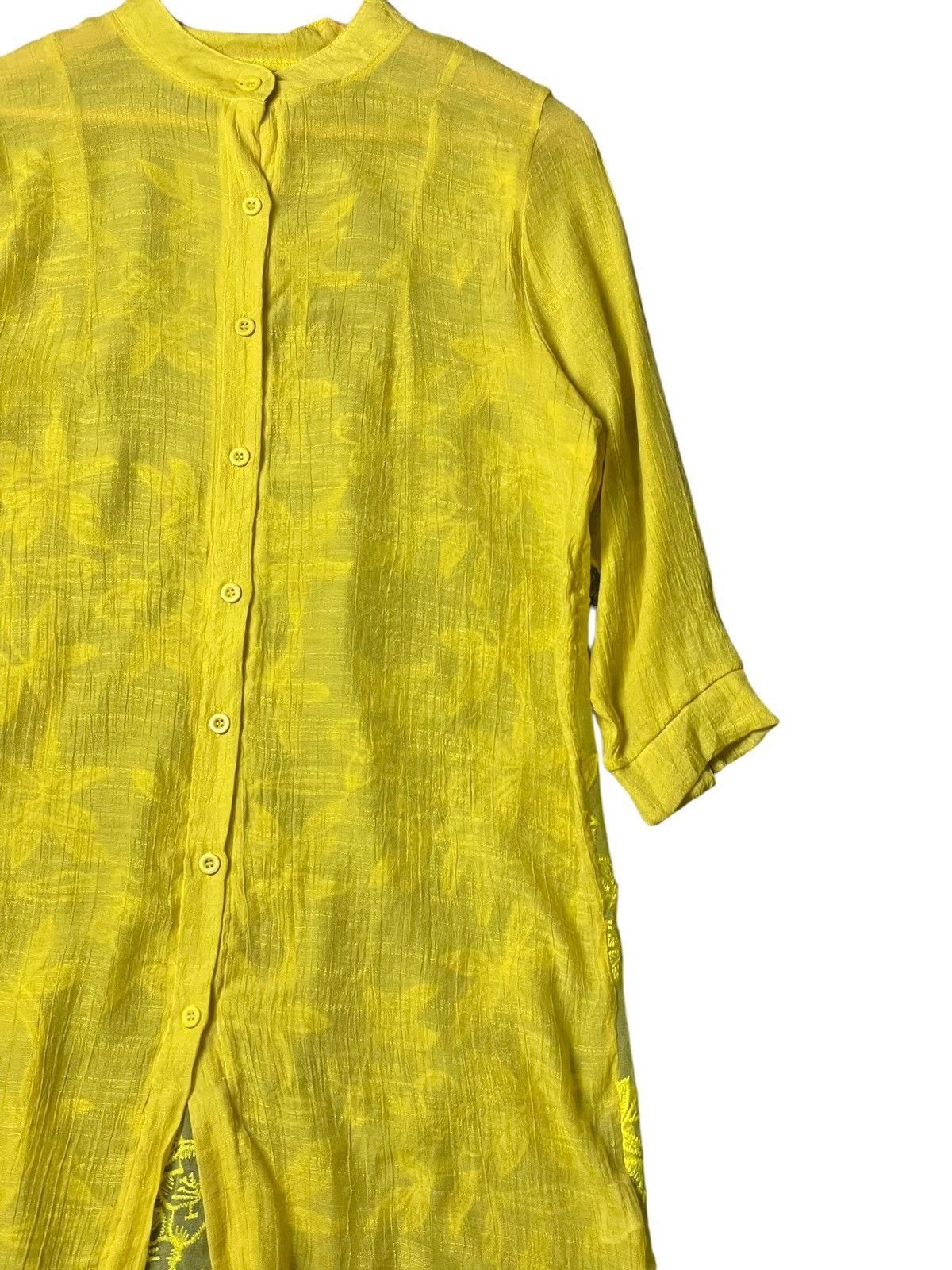 Japanese Brand × Vintage GRAND PARIS Fashion Lace Button Ups Shirt (96) Size XS / US 0-2 / IT 36-38 - 3 Thumbnail