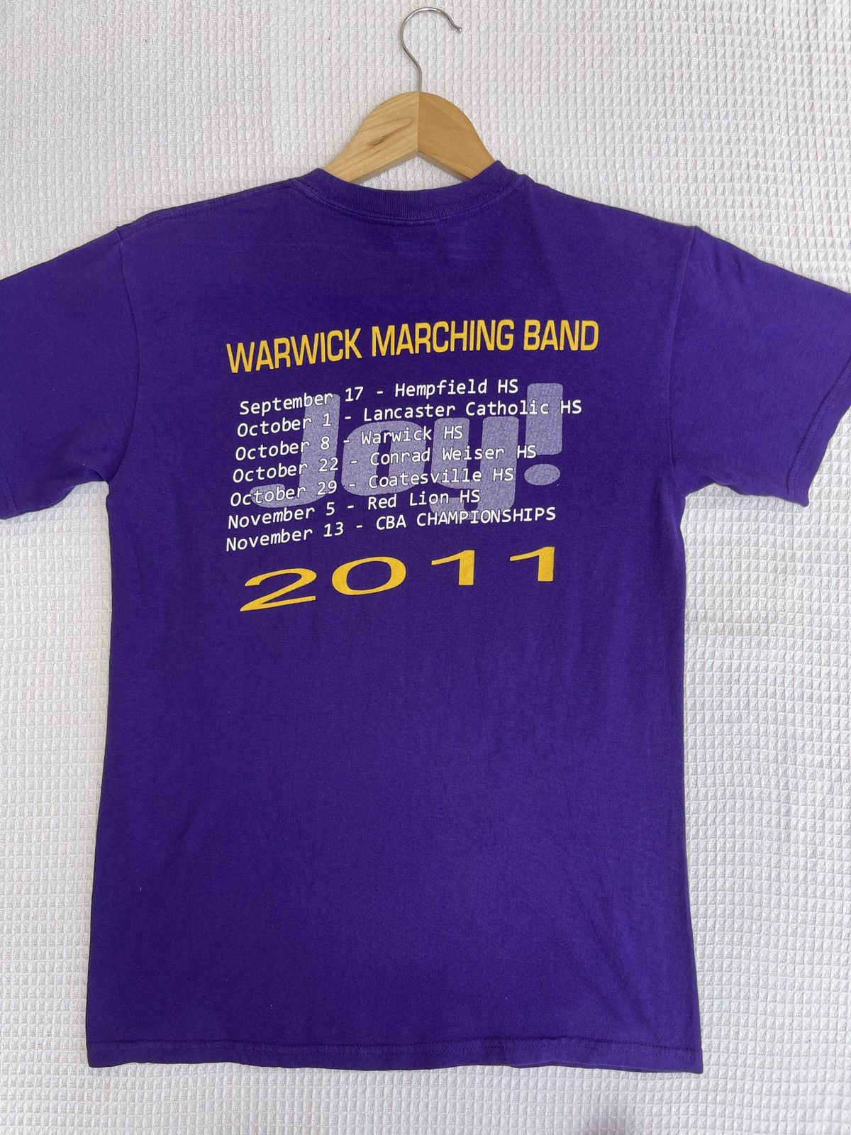Band Tees Rare🔥Vintage Y2K JOY Warwick Marching Band T Shirt Size US S / EU 44-46 / 1 - 8 Thumbnail