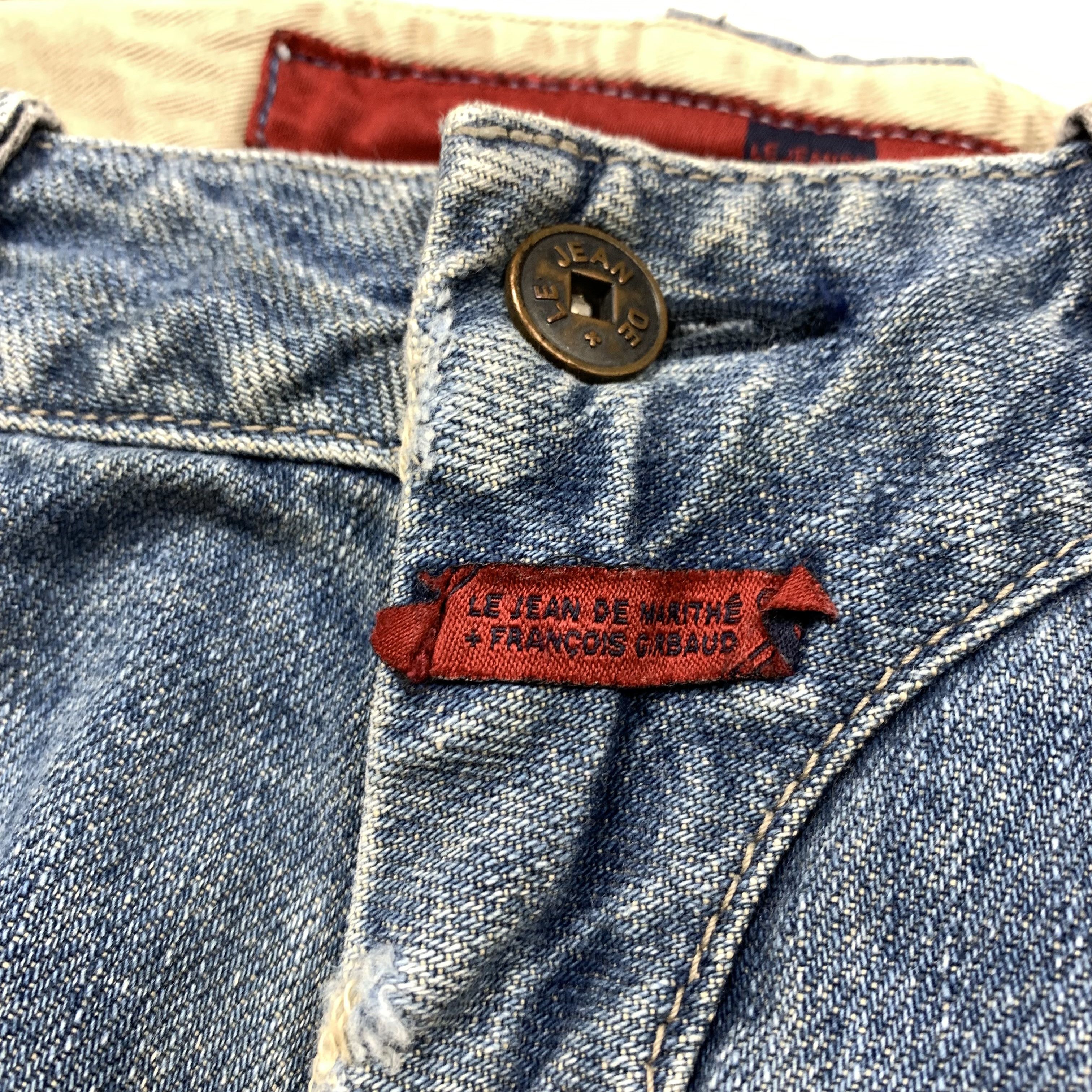 Marithe + Francois Girbaud Marithe Francois Girbaud Denim Pants Punk Bondage Size US 32 / EU 48 - 6 Thumbnail