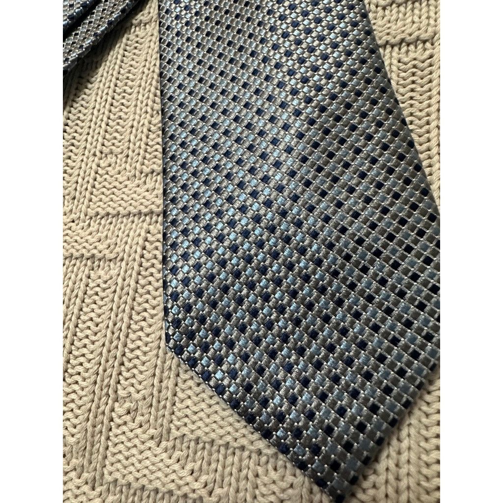 Tommy Hilfiger Tommy Hilfiger blue dot silk tie Size ONE SIZE - 2 Thumbnail