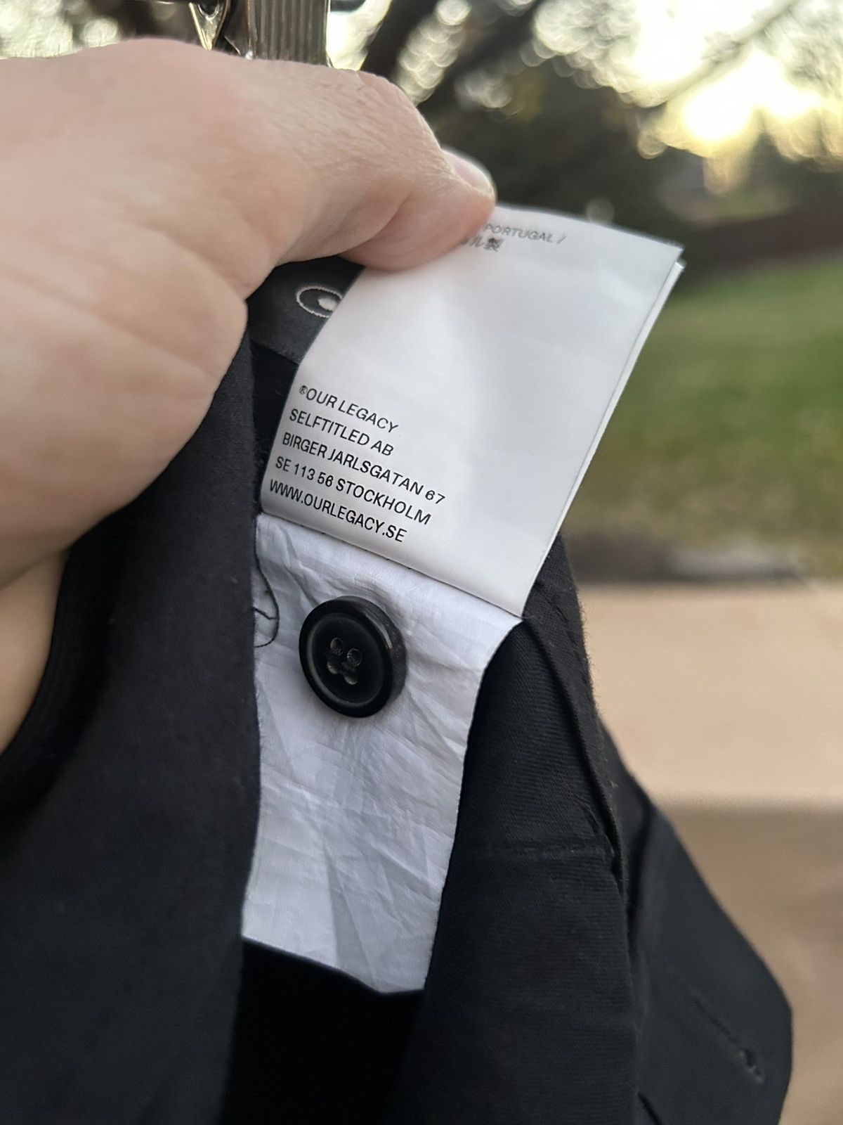 Our Legacy Our Legacy Dress Pants Viscose Tuxedo Trouser Size US 30 / EU 46 - 7 Thumbnail