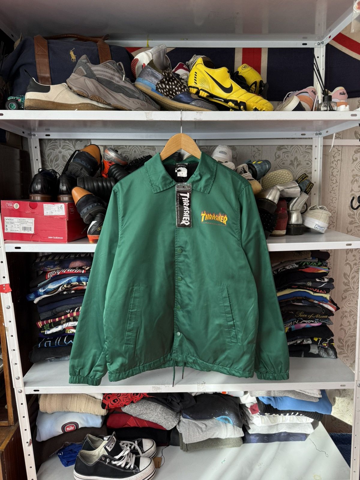 Thrasher VINTAGE THRASHER COACH JACKET SK8 Rare Size US S / EU 44-46 / 1 - 3 Thumbnail