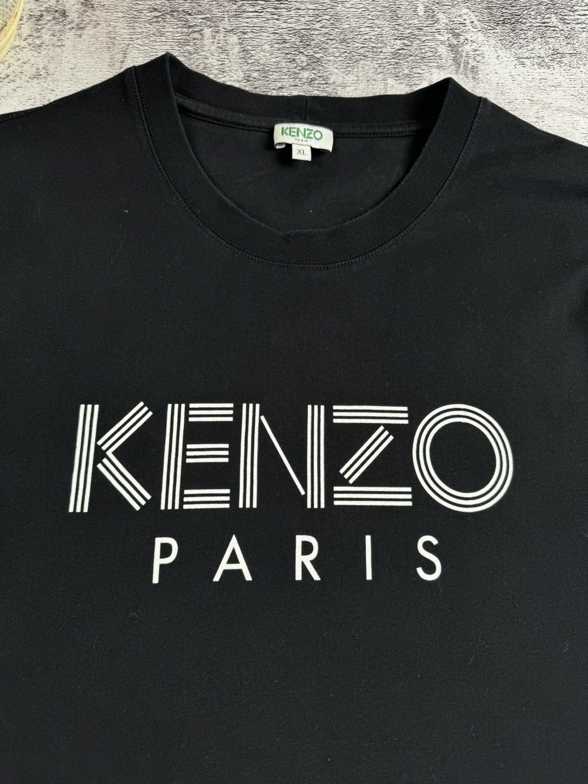 Kenzo Vintage Kenzo Paris Big Logo Luxury T Shirt Size US XL / EU 56 / 4 - 7 Thumbnail
