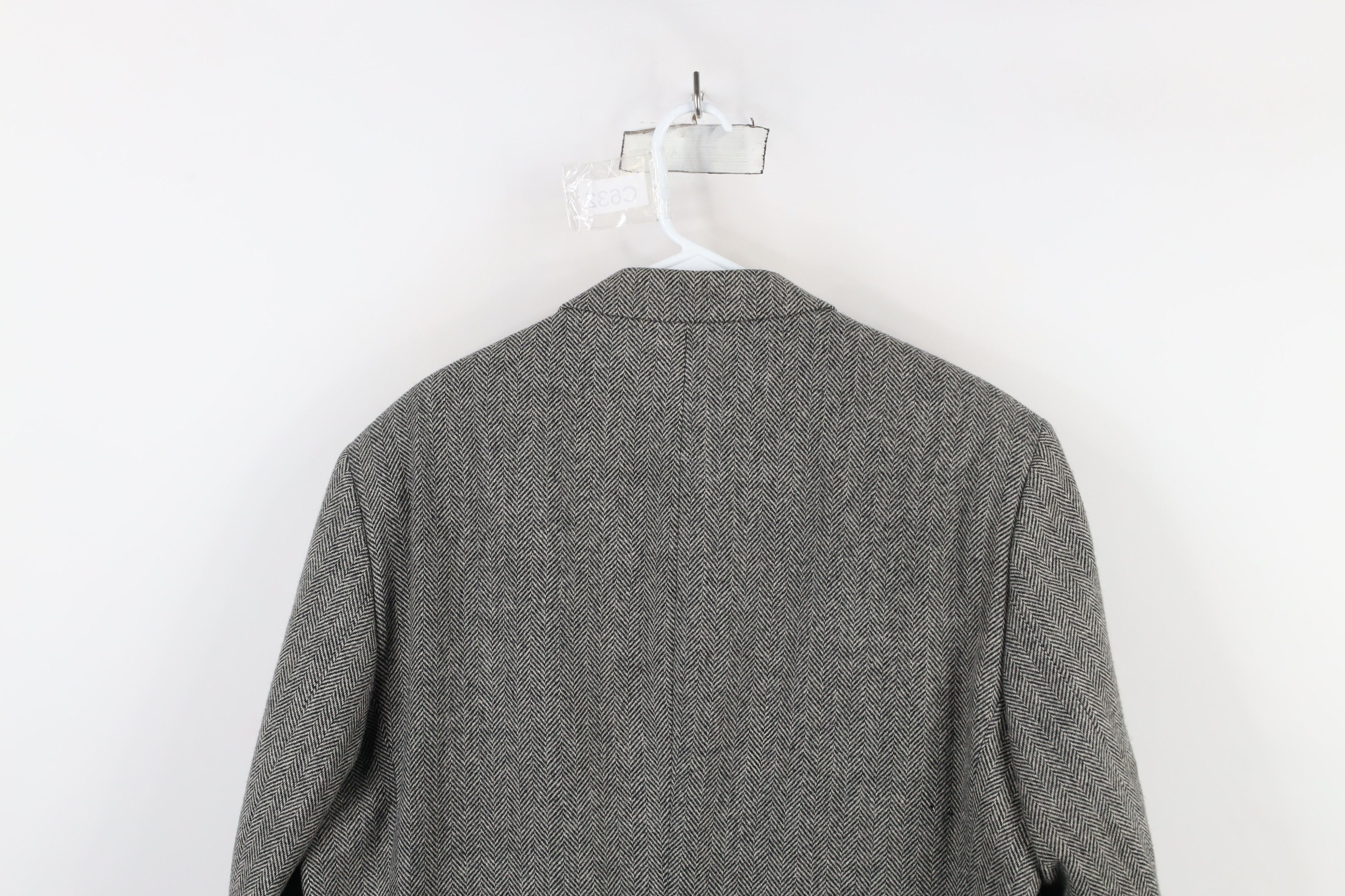 Vintage Vintage 90s Streetwear Herringbone 2 Button Blazer Jacket Size US XXL / EU 58 / 5 - 18 Thumbnail