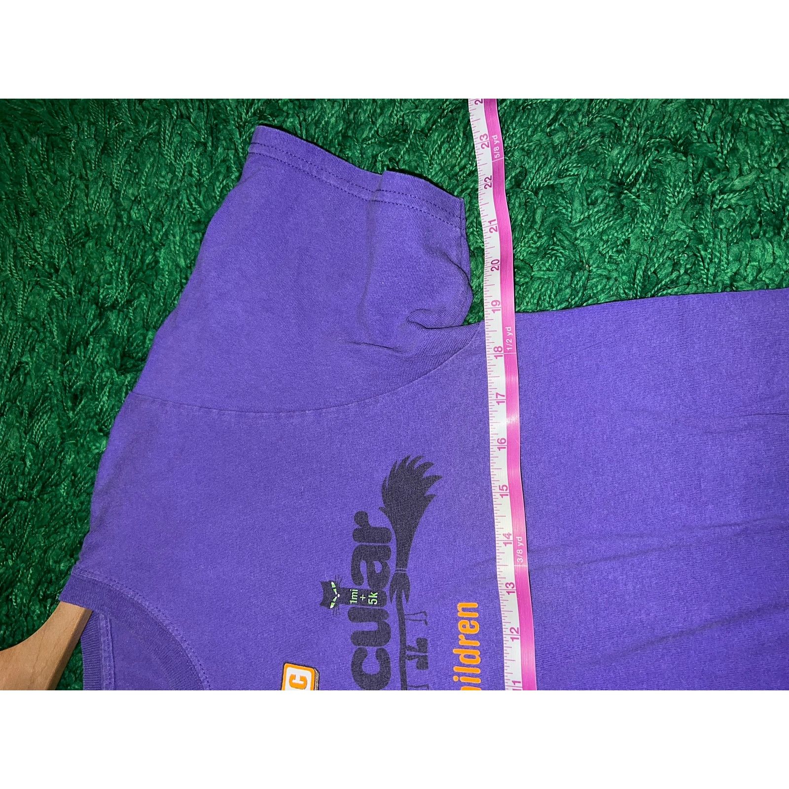 Port & Company Spooktacular Shirt Tom Thumb Halloween Tee Purple 2000s M Size US M / EU 48-50 / 2 - 7 Thumbnail