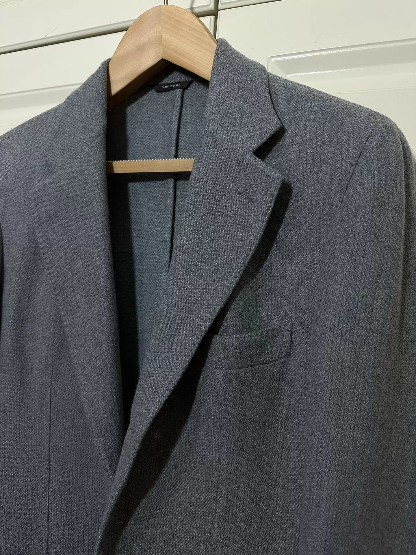 Loro Piana Loro Piana 48 Gray w/ Glacier Blue Tint Cashmere Blazer Size 48S - 2 Thumbnail