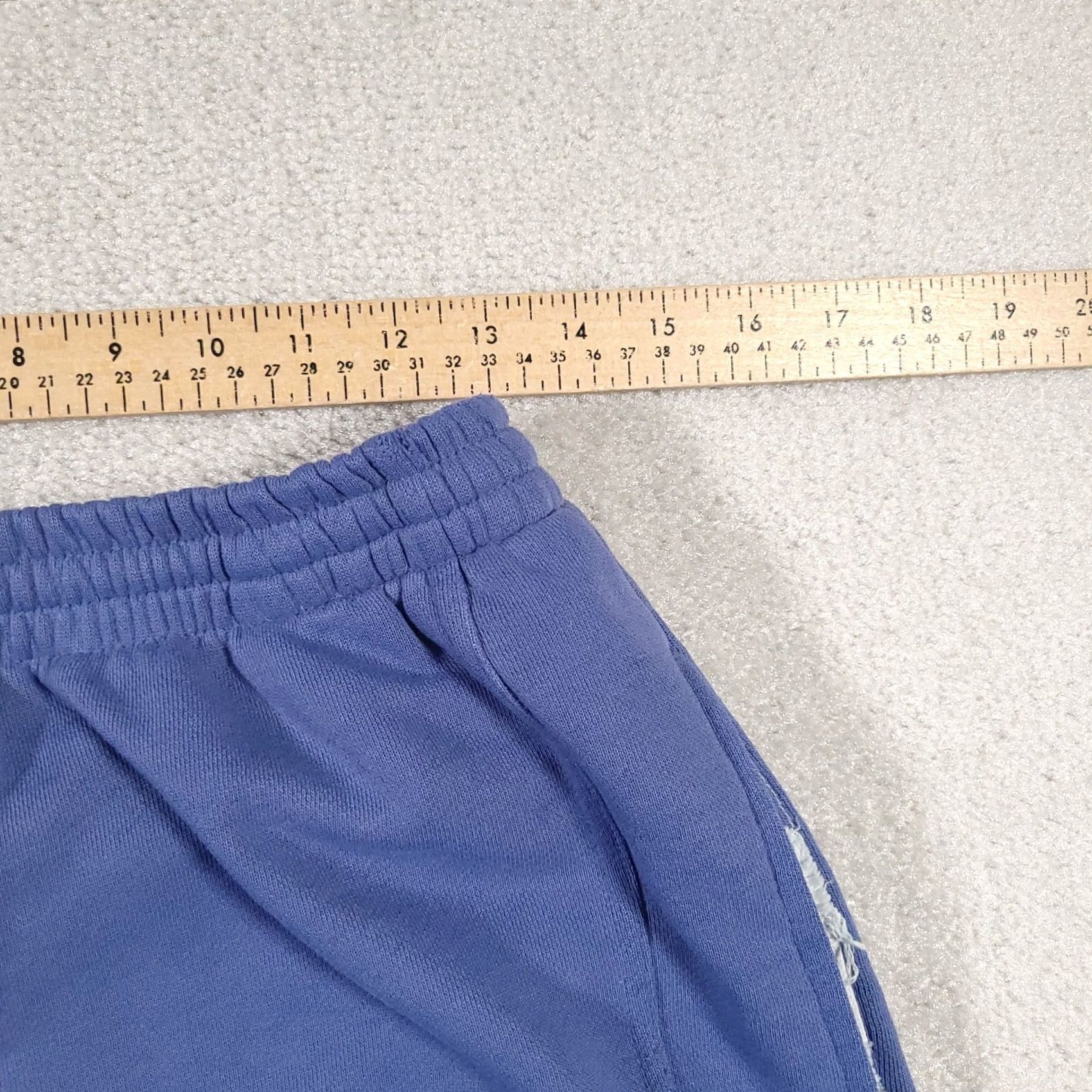 London Fog London Fog Pants Mens Medium Blue Jogger Sweatpants Pockets Elastic Waist Zipper Size US 31 - 5 Thumbnail