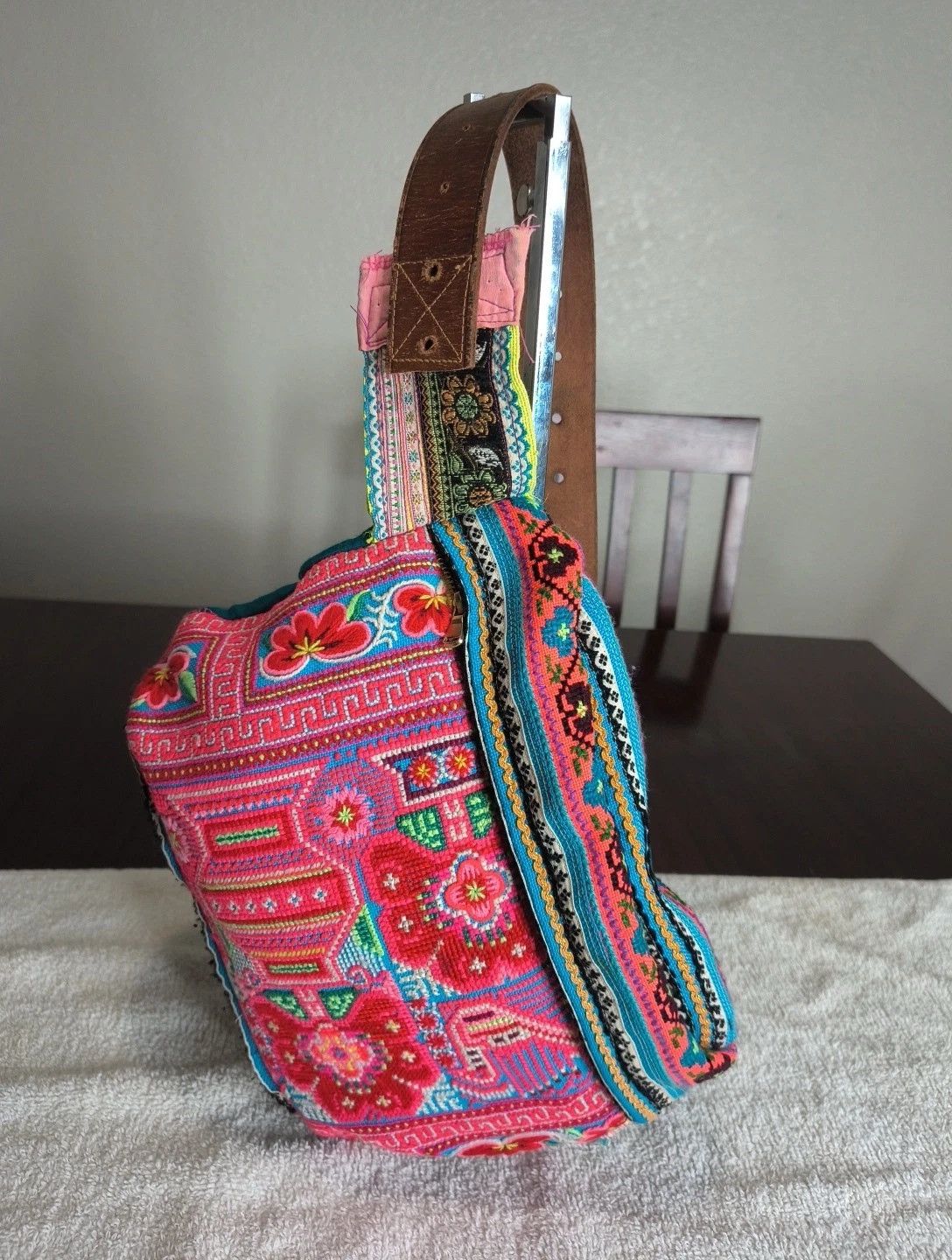 Other Bag Handmade Repurposed Vintage Cross The Body Size ONE SIZE - 5 Thumbnail