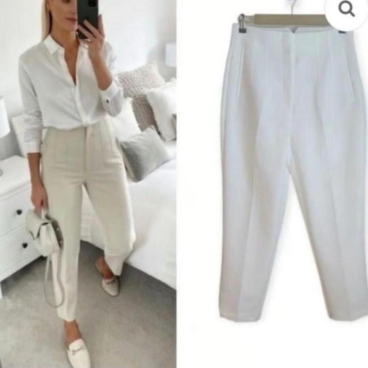 Zara Zara Bloggers Favorite High Rise Ankle Pants Medium Size 28" / US 6 / IT 42 - 1 Thumbnail