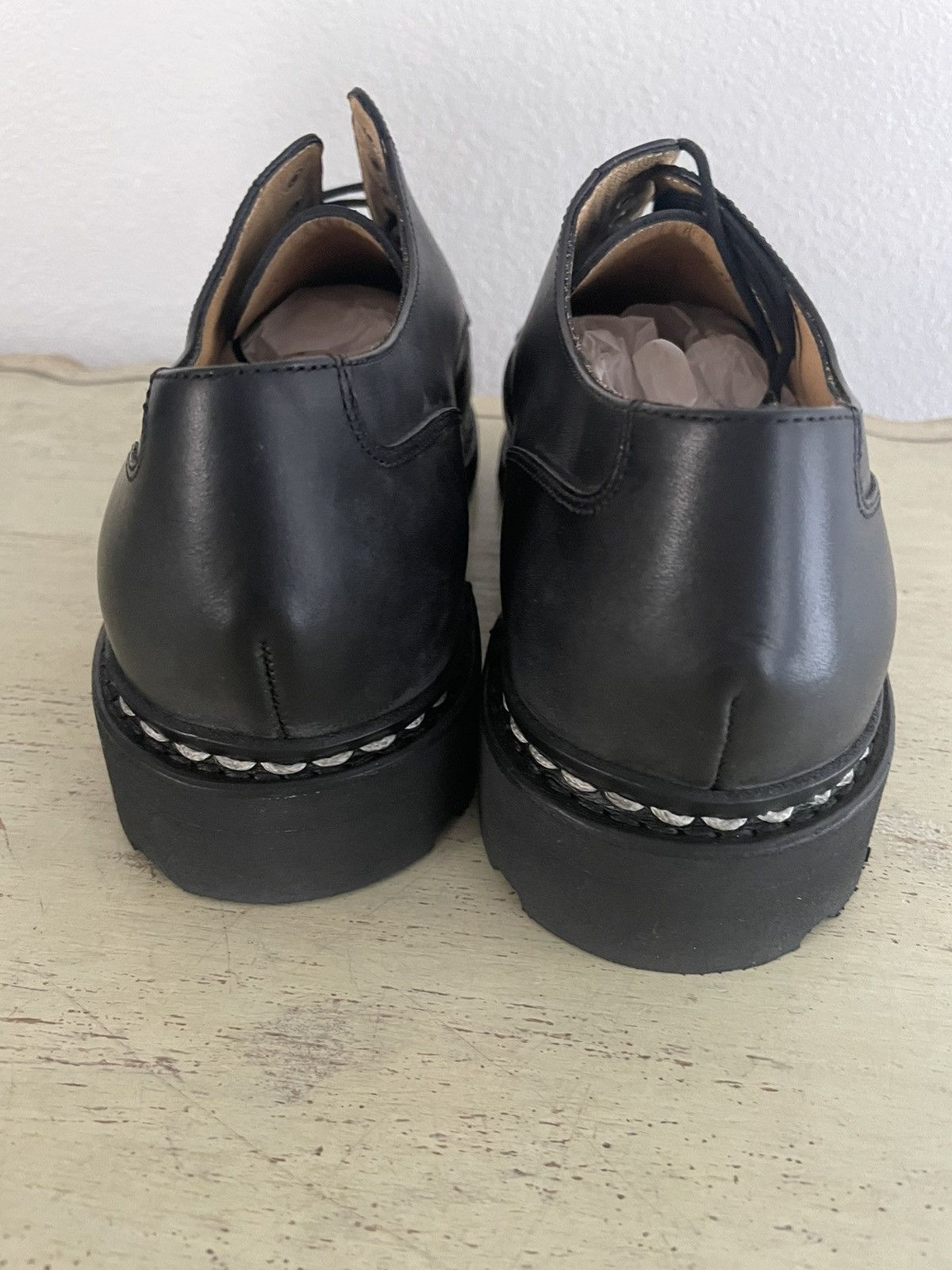 Paraboot Chambord Leather Derby Shoes Size US 11 / EU 44 - 6 Thumbnail