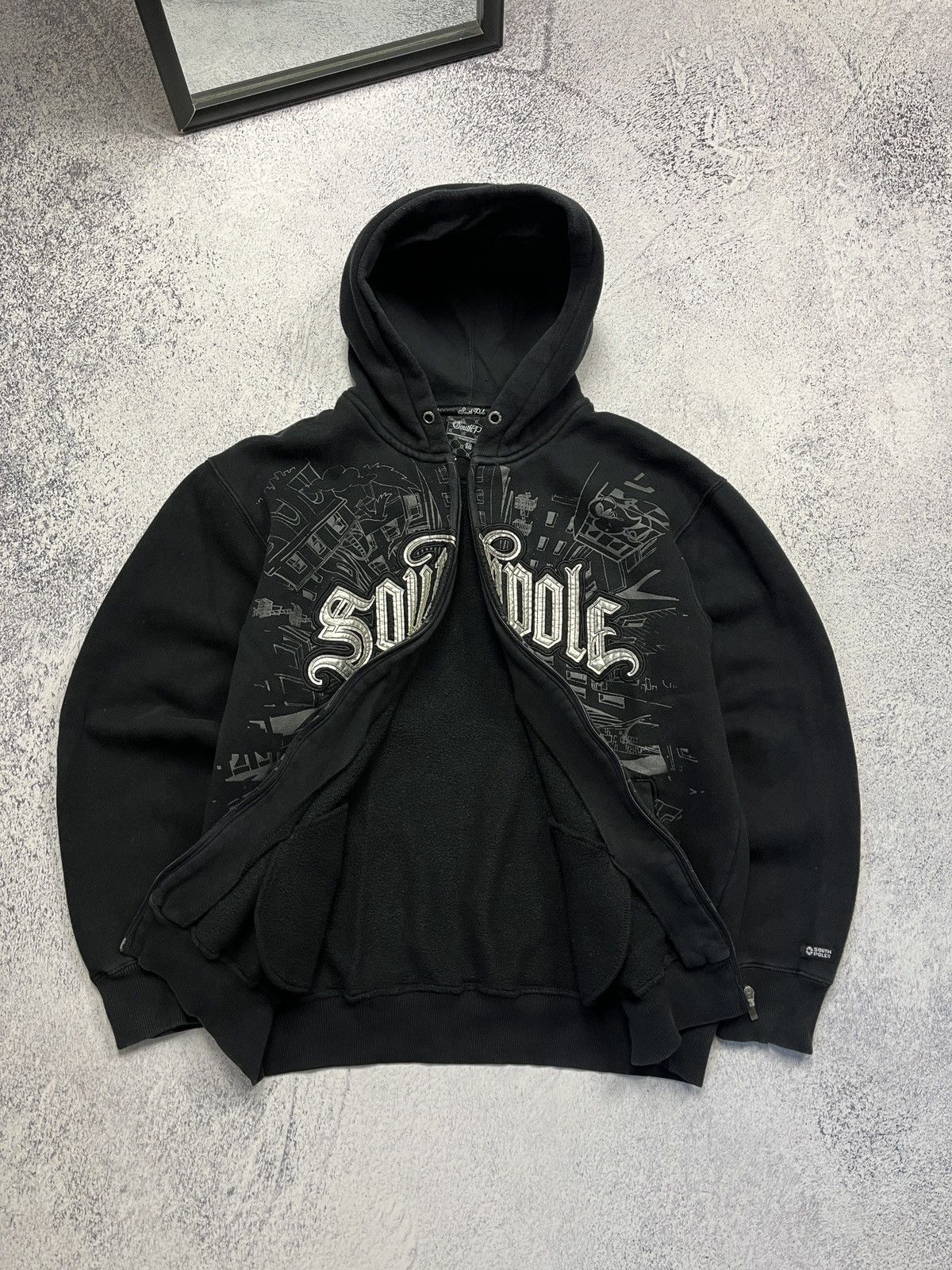Southpole Vintage Y2K Southpole Zip Hoodie Boxy Big Graphic Logo Rare Size US M / EU 48-50 / 2 - 7 Thumbnail