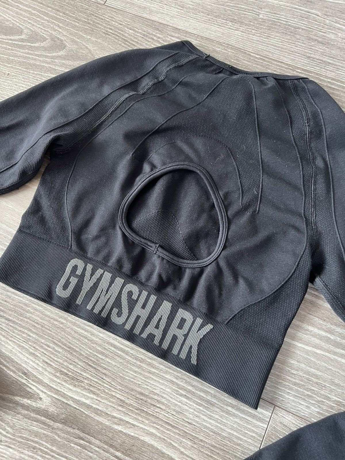 Gymshark ‼️Gymshark Womans Long Sleeve Onyx Straight Fit Gym Top‼️ Size M / US 6-8 / IT 42-44 - 18 Thumbnail