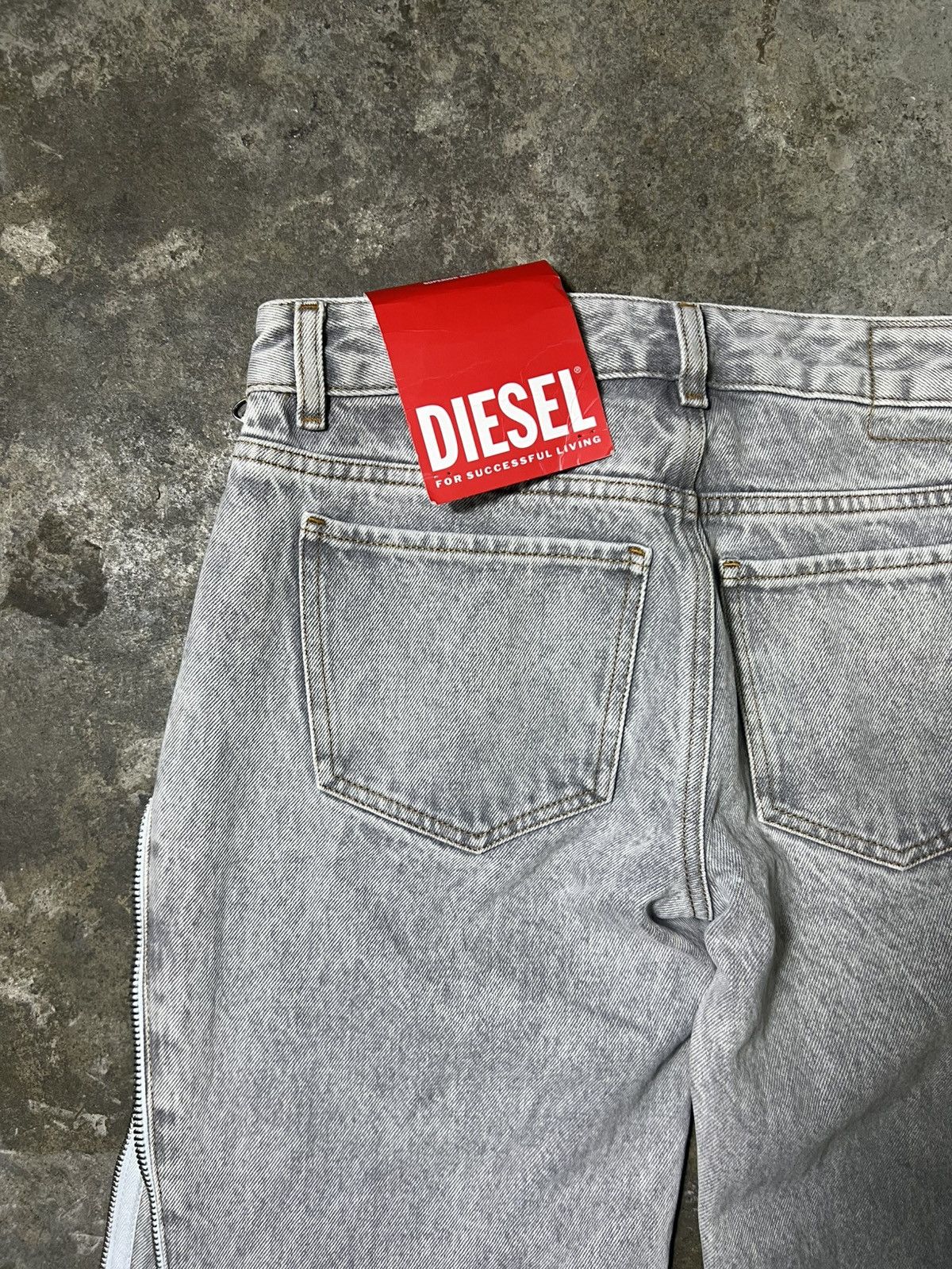 Diesel Diesel - FW/22 - Double Zip Denim Pants Size US 32 / EU 48 - 12 Thumbnail