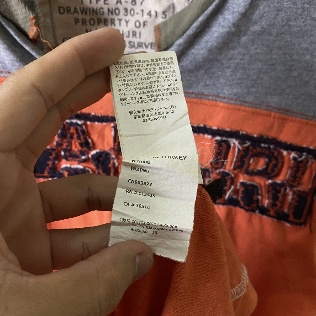 Napapijri Napapijri Type A-87 Embroidery Spell Out LS Tee Size US M / EU 48-50 / 2 - 8 Thumbnail