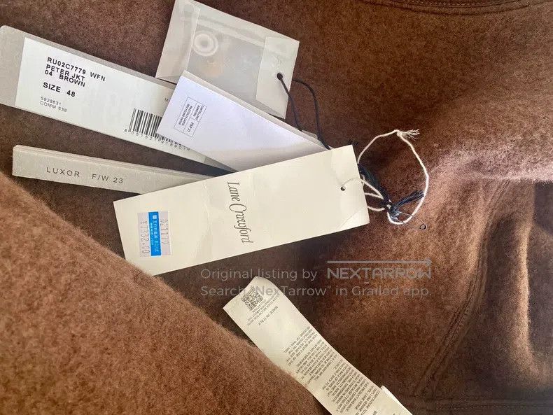 Rick Owens Rick Owens Cape-style brown wool semi-length coat| Size US M / EU 48-50 / 2 - 6 Thumbnail